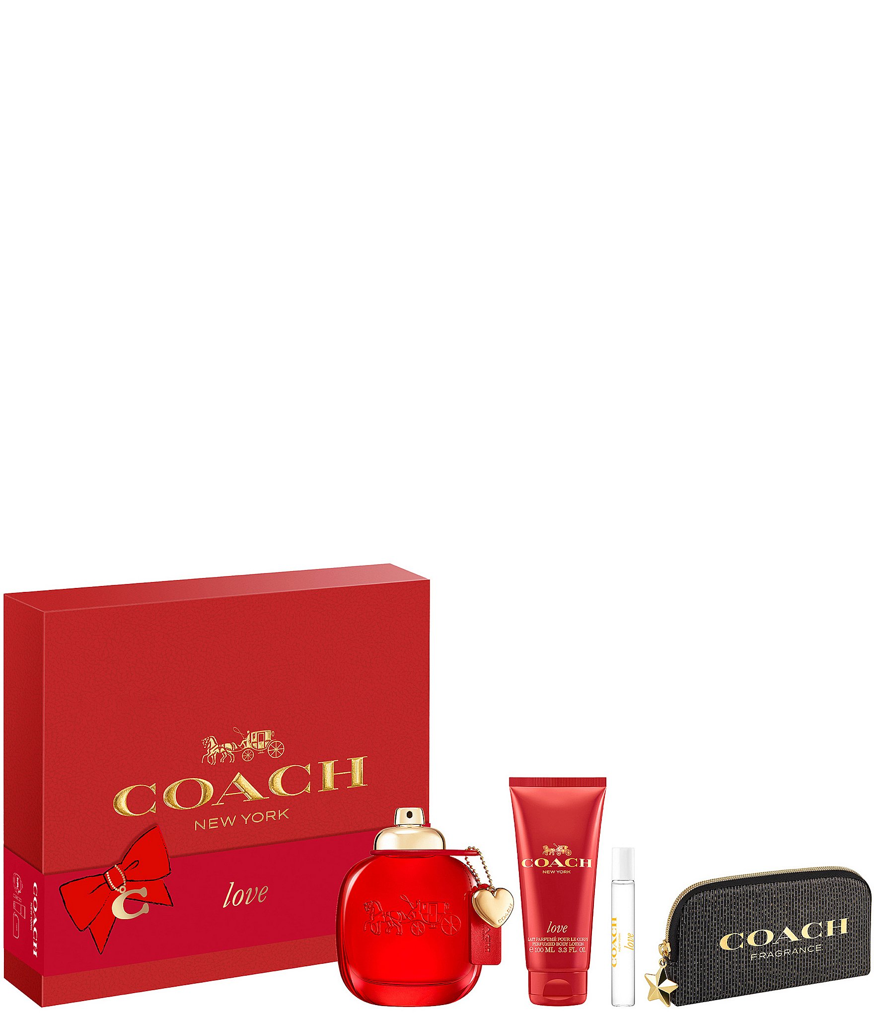 Coach WILD ROSE hotsell edp. 3 pieces gift set