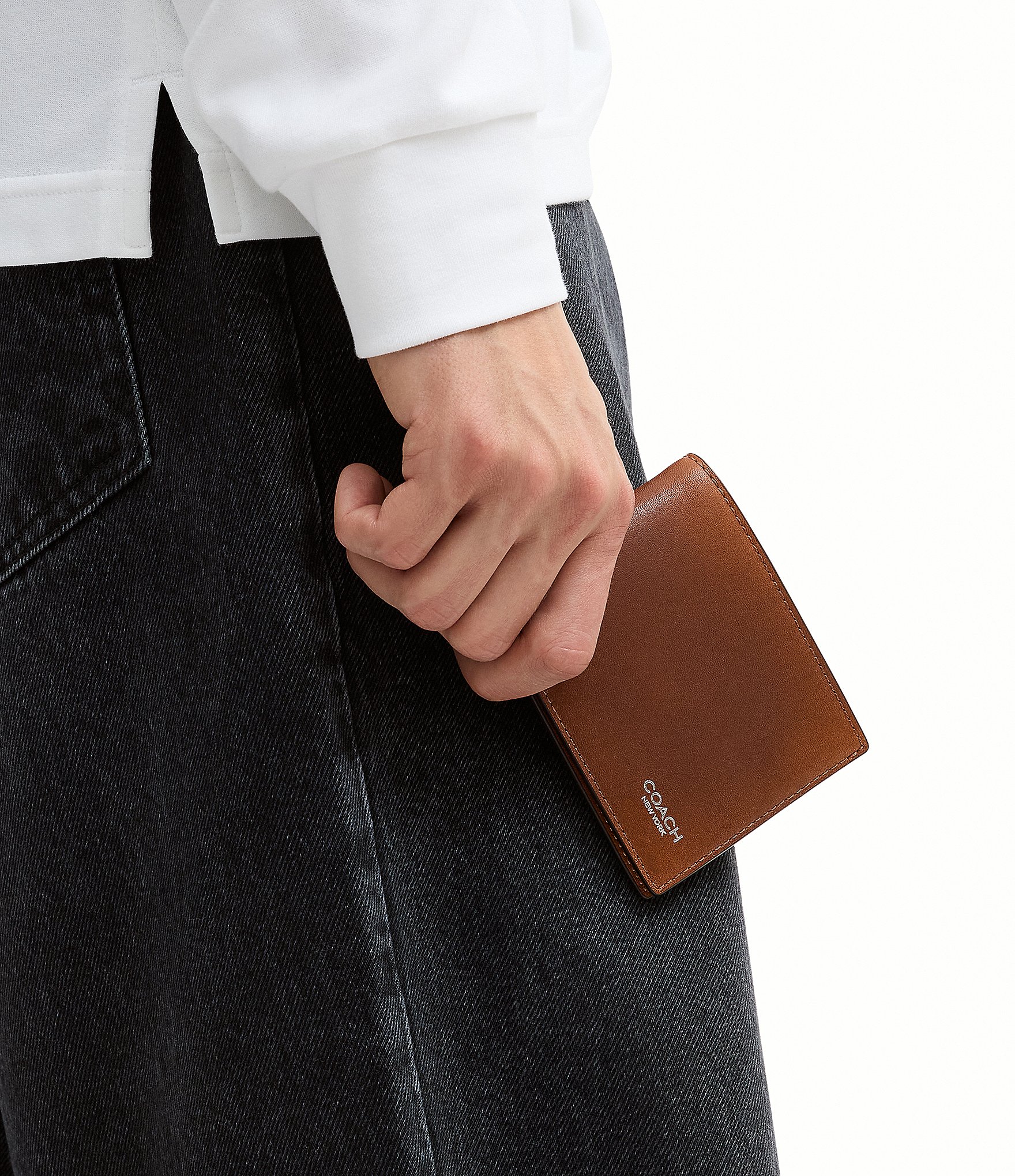 COACH Loved Leather Slim Billfold