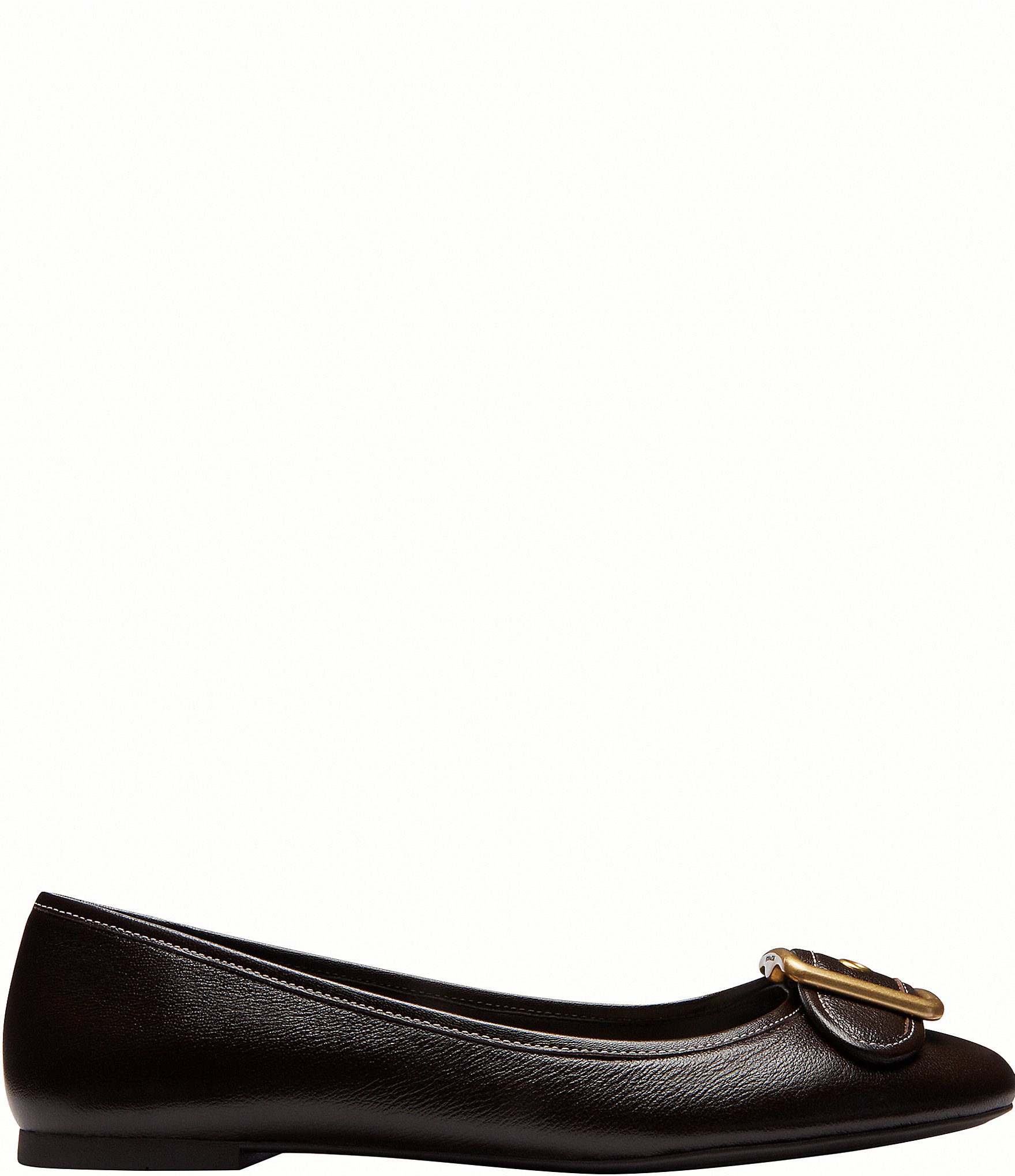 COACH Margot Leather Ballet Flats