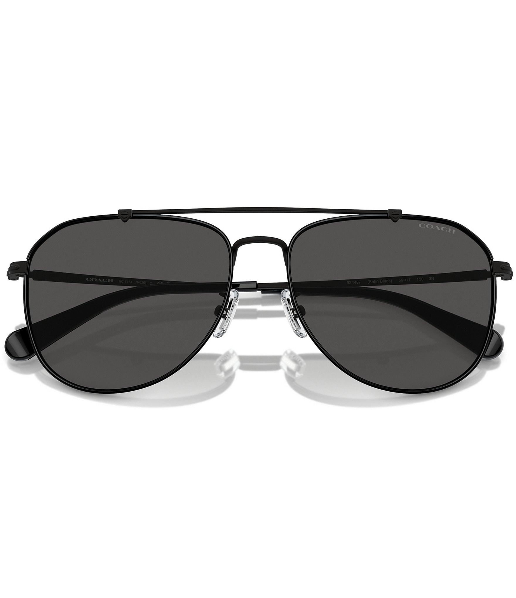 COACH Men's 0HC7164 59mm Pilot Sunglasses