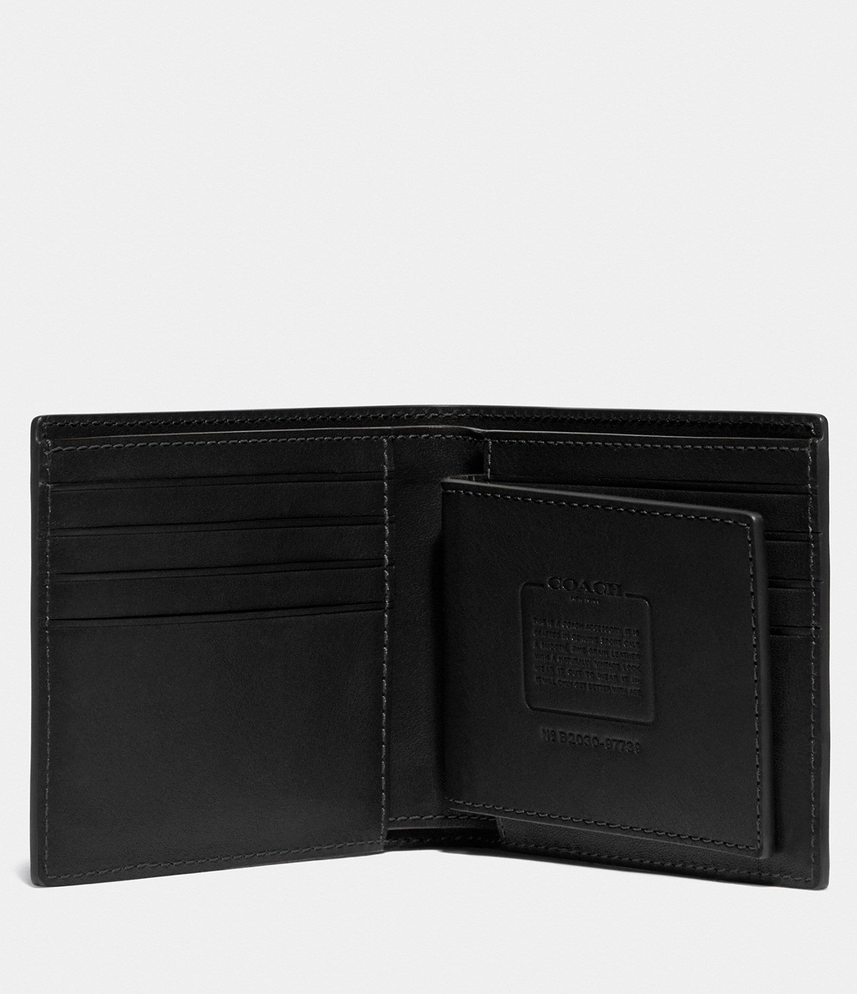 COACH Men's 3-In-1 Sport Calf Leather Wallet