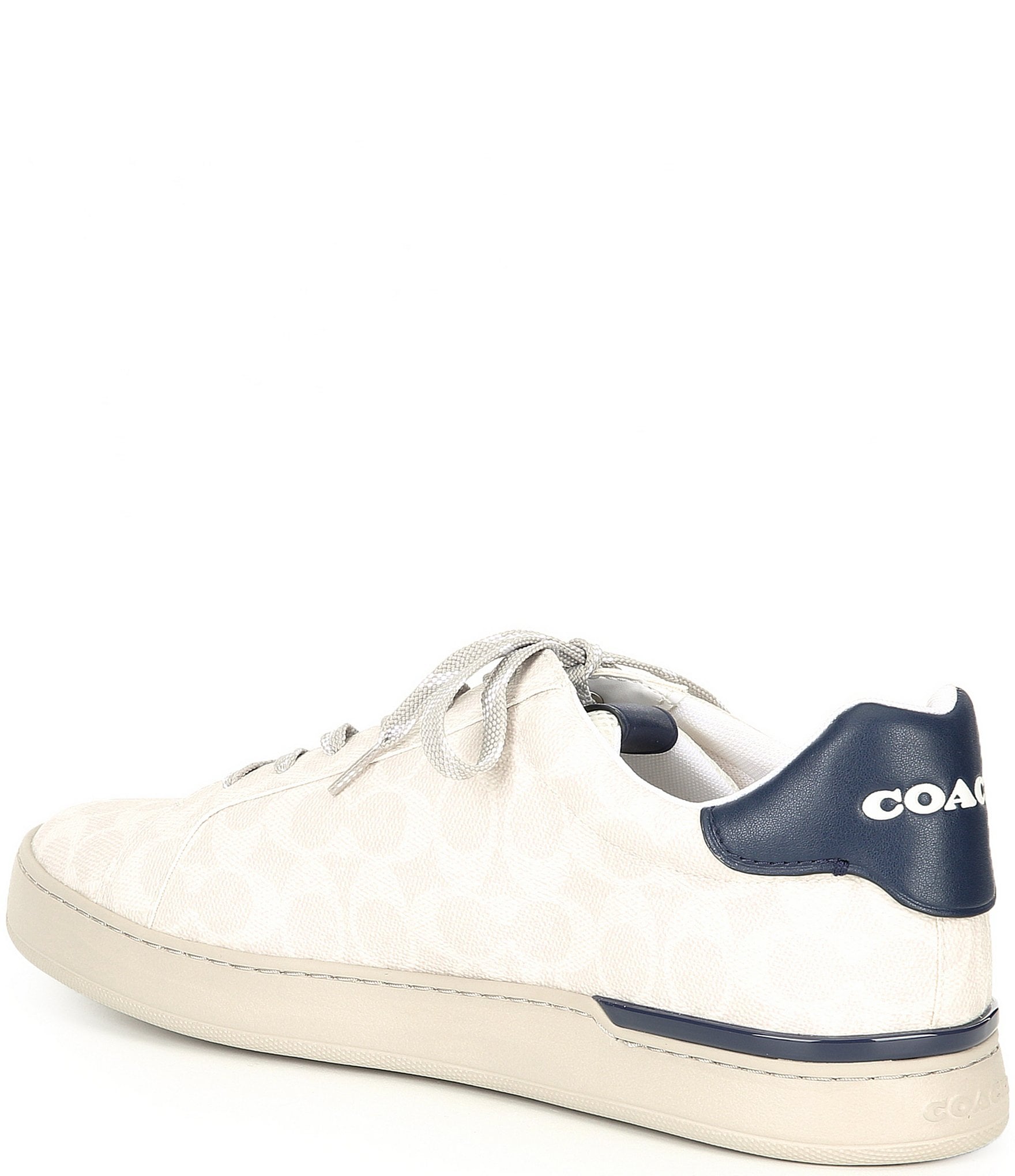 COACH Men's CitySole Lowline Signature Canvas and Leather Retro Sneakers