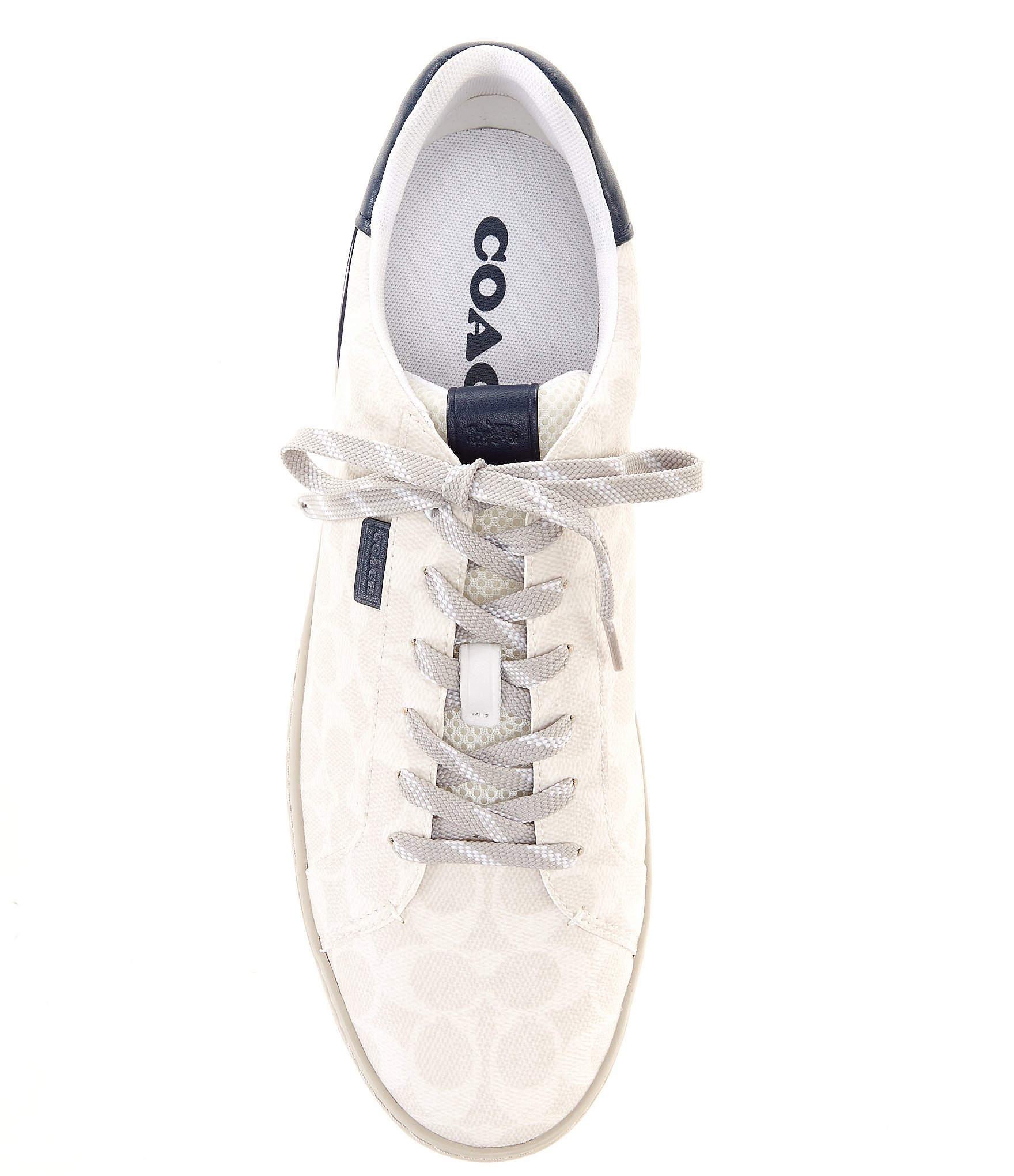 COACH Men's CitySole Lowline Signature Canvas and Leather Retro Sneakers