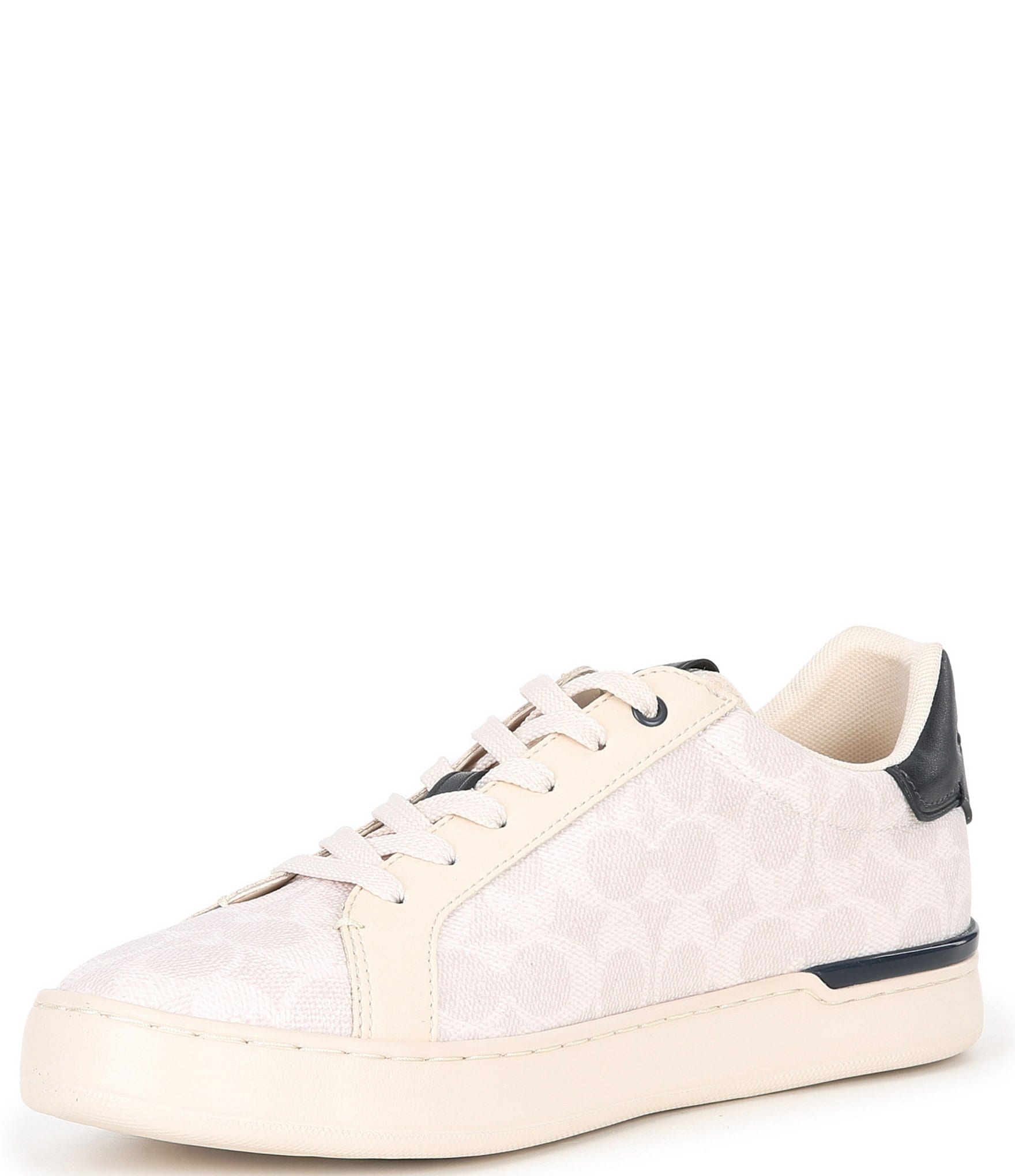 COACH Men's CitySole Lowline Signature Canvas and Leather Retro Sneakers