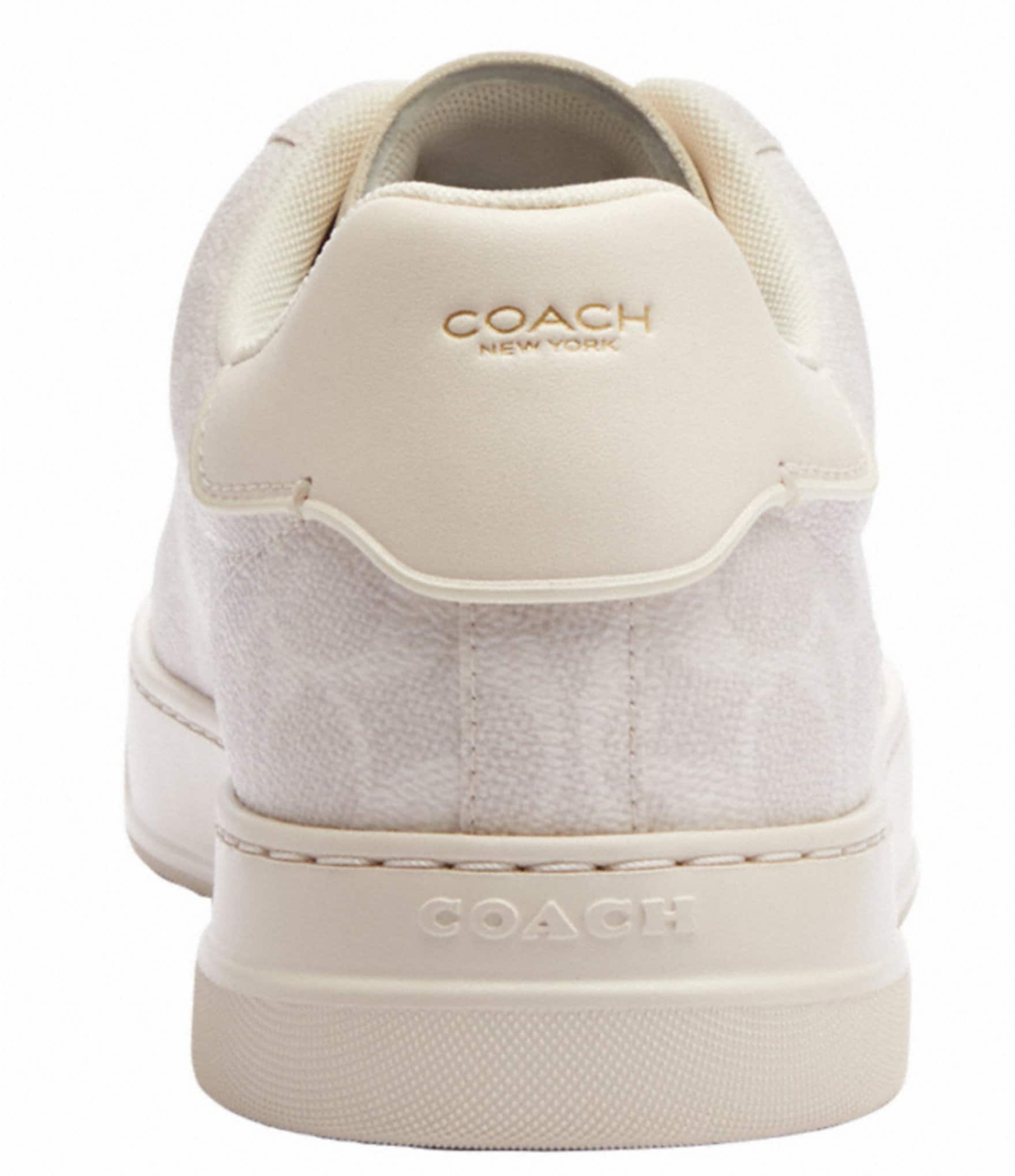 COACH Men's High Line Signature Logo Leather Sneakers