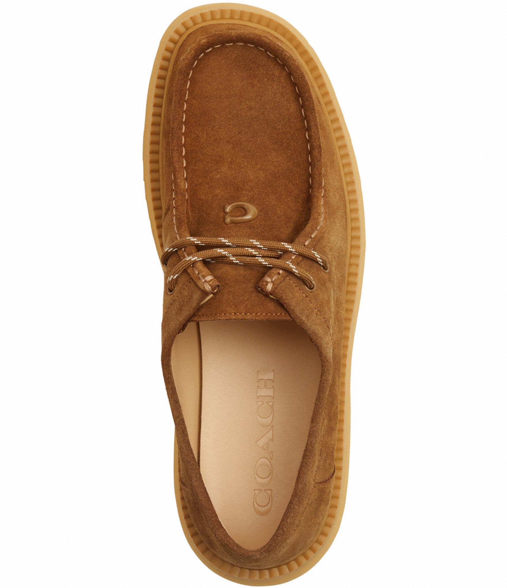 COACH Men's Sculpt C Suede Chukka Oxfords
