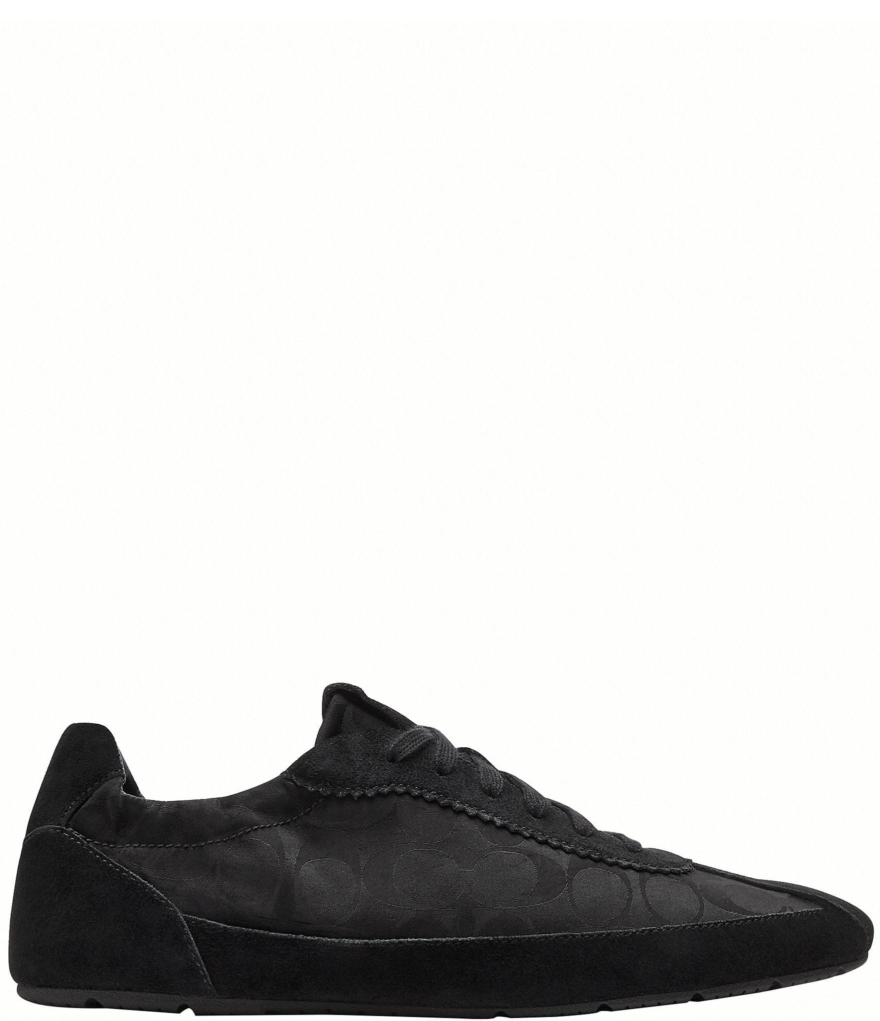 COACH Men's Soft Signature Nylon Suede Sneakers