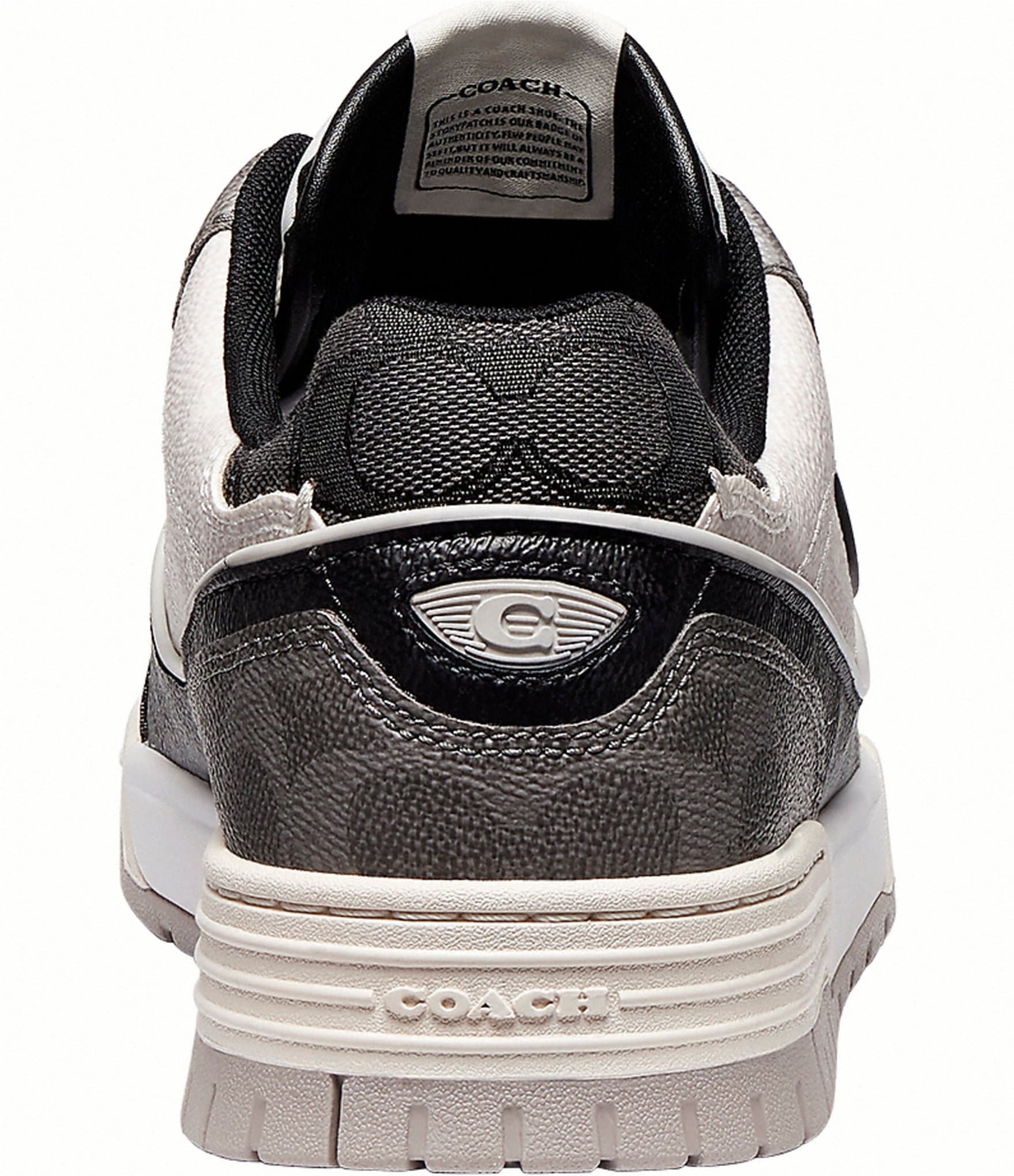 COACH Men's Soho Mixed Signature Logo Sneakers