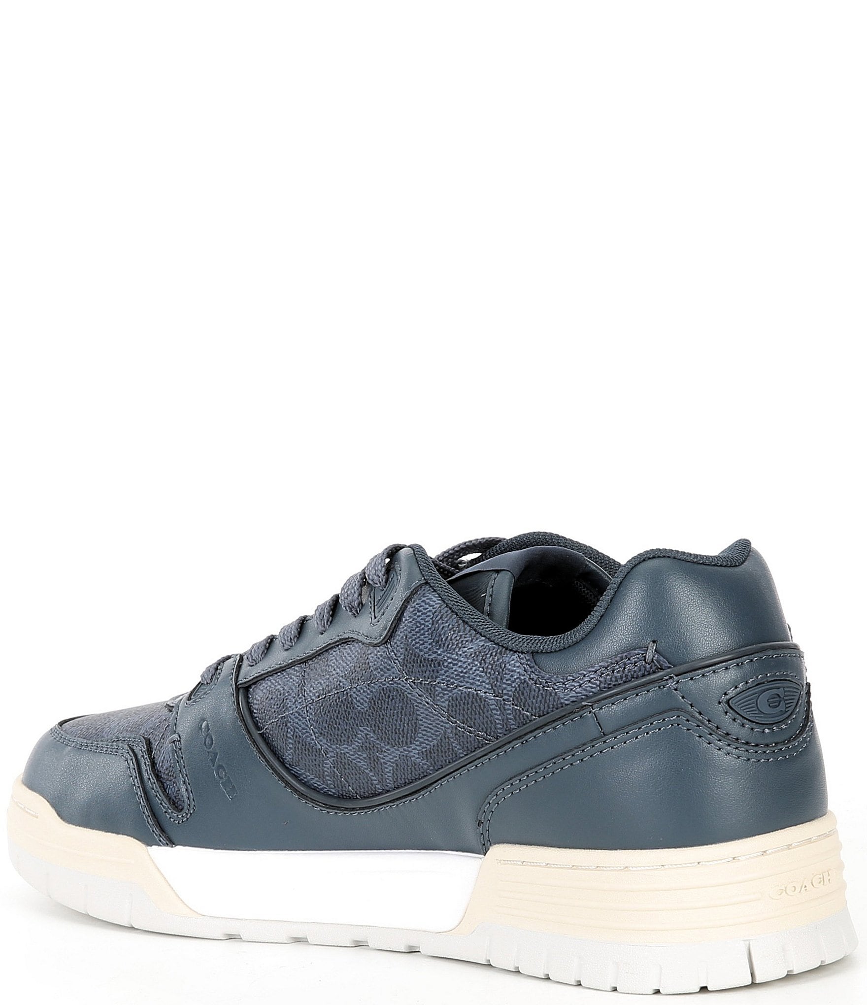 COACH Men's Soho Signature Logo Coated Canvas Sneakers