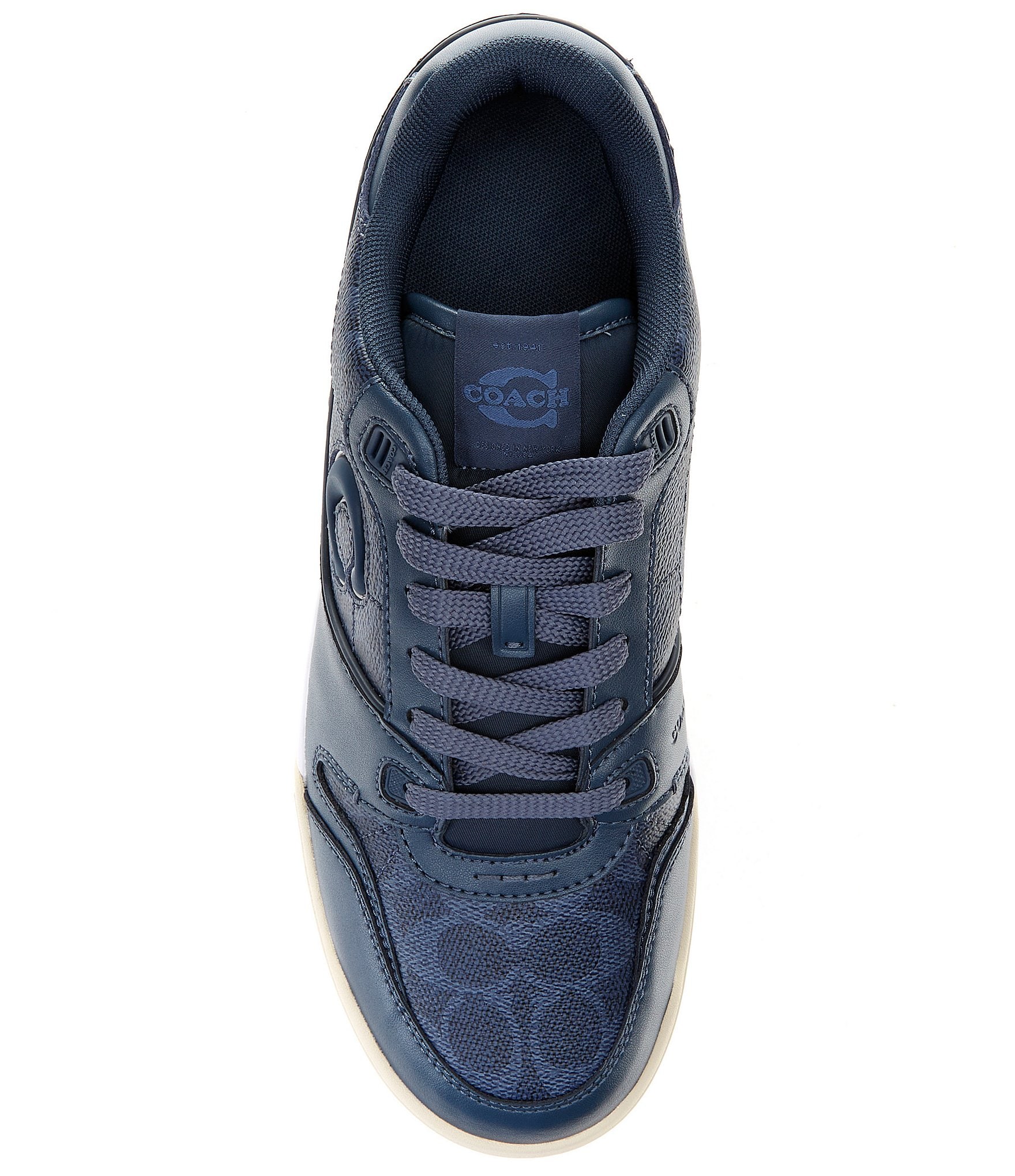 COACH Men's Soho Signature Logo Coated Canvas Sneakers