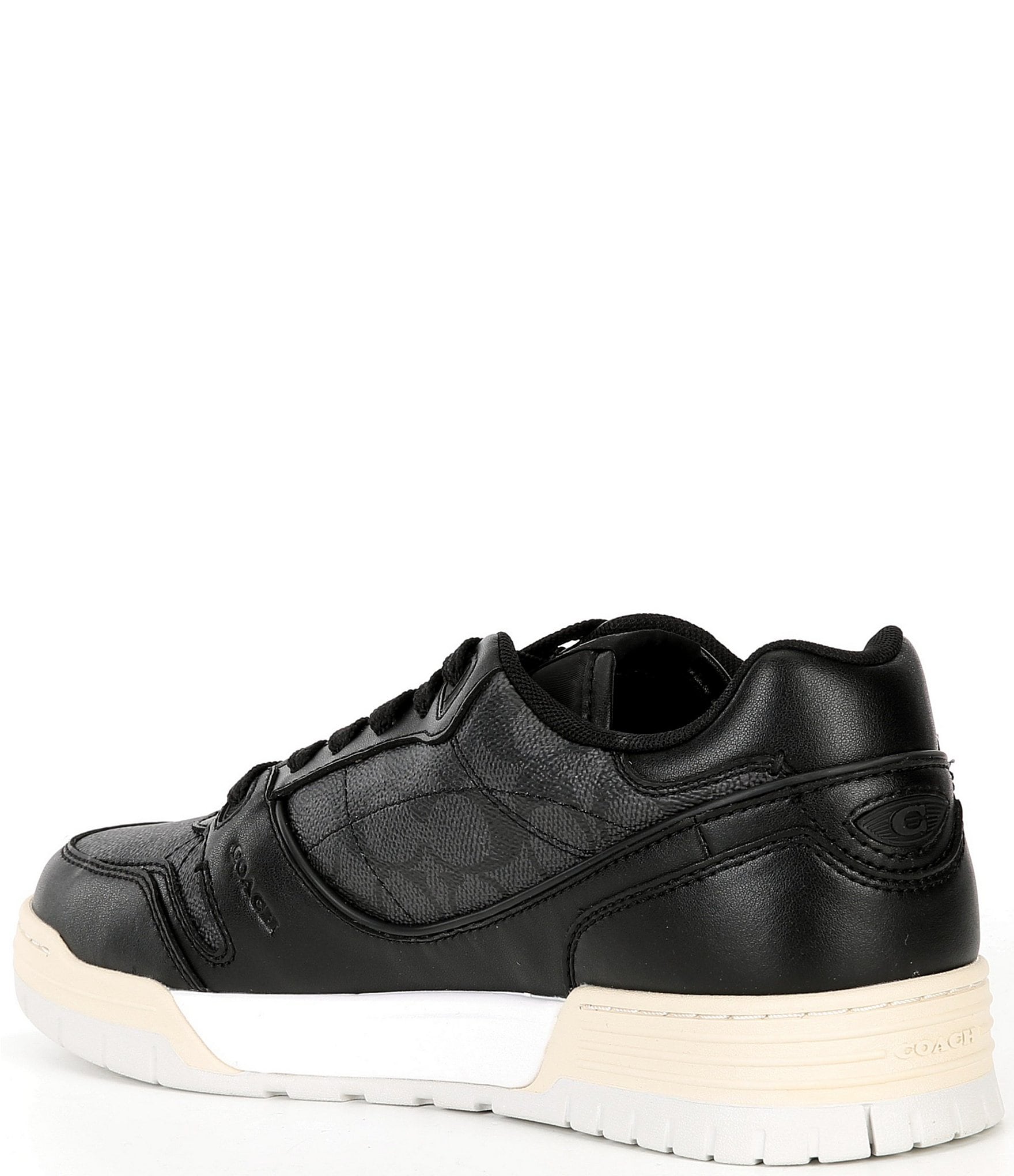 COACH Men's Soho Signature Logo Coated Canvas Sneakers
