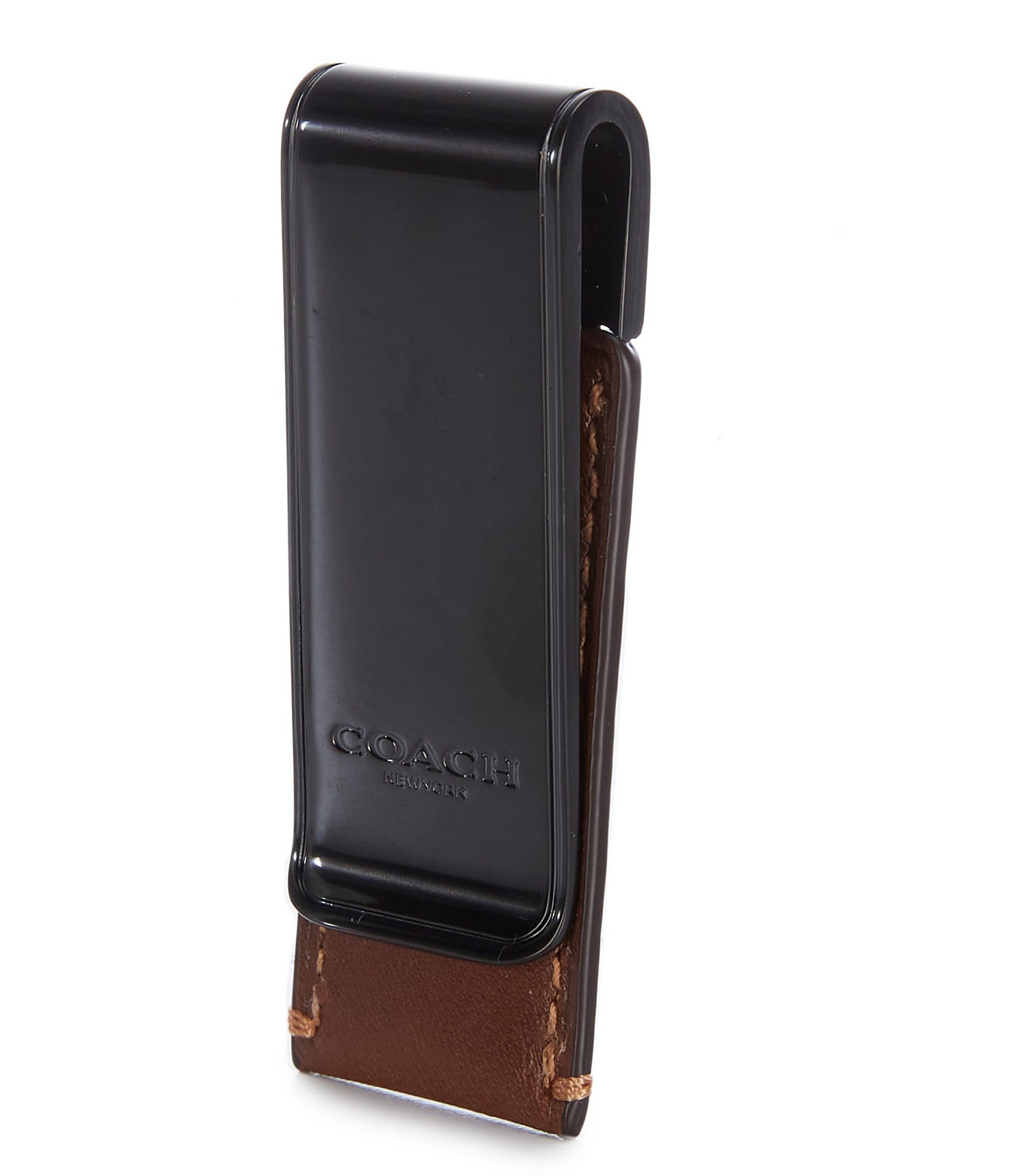 COACH Men's Sport Calf Leather Money Clip