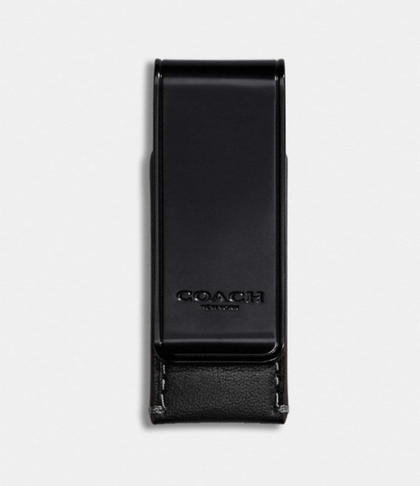 COACH Men's Sport Calf Leather Money Clip