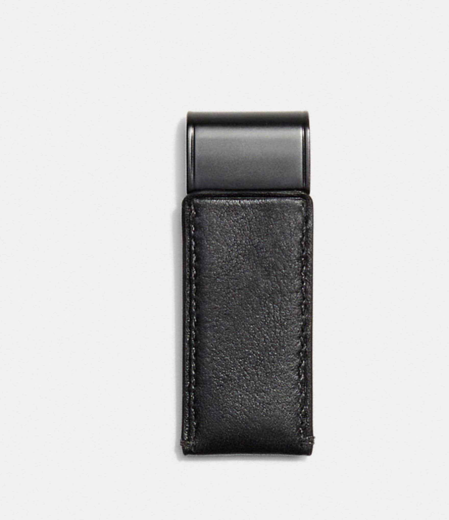 COACH Men's Sport Calf Leather Money Clip