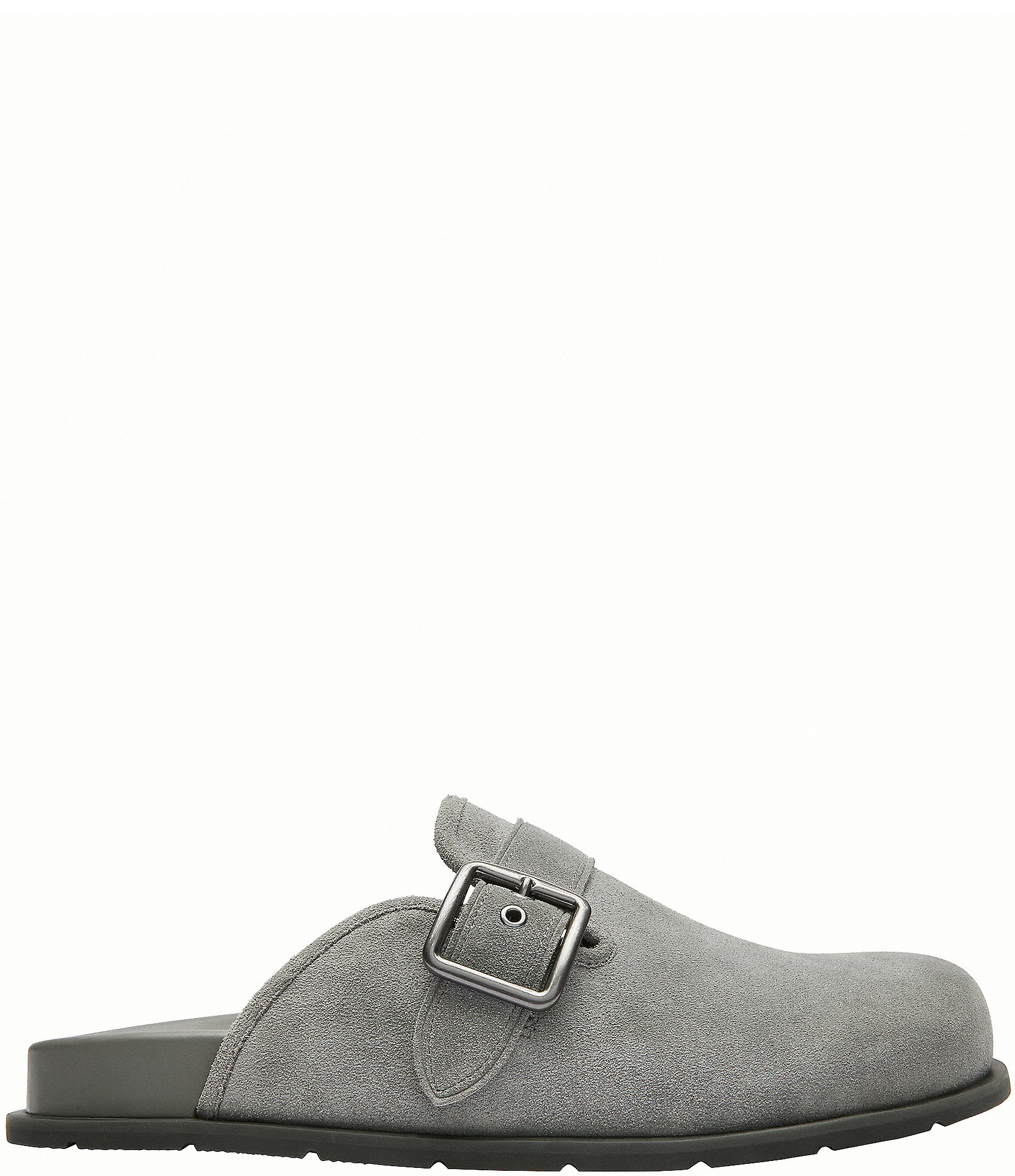 COACH Men's Suede Buckle Clogs