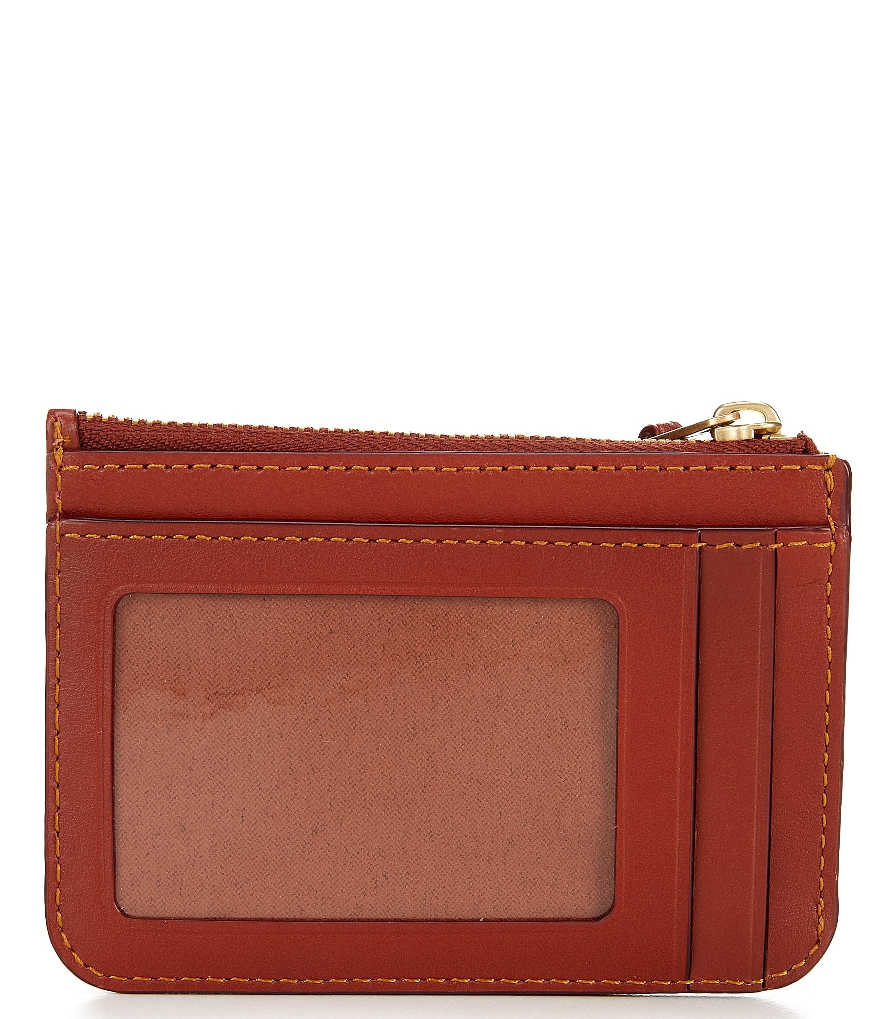 COACH Mini Skinny Signature Canvas ID Case