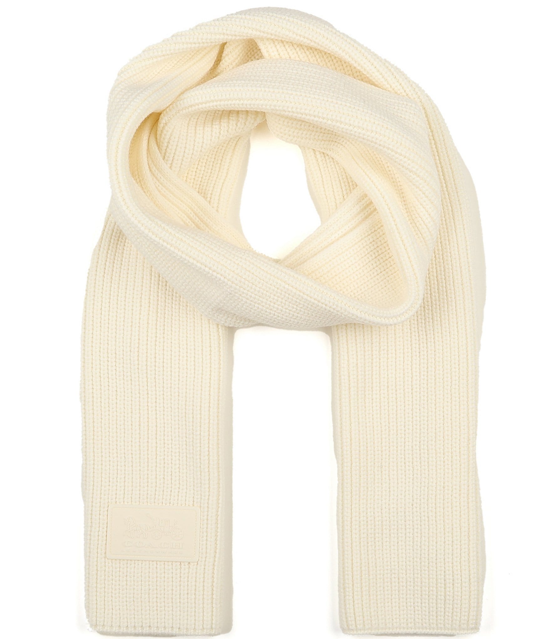 COACH Patch Knit Scarf