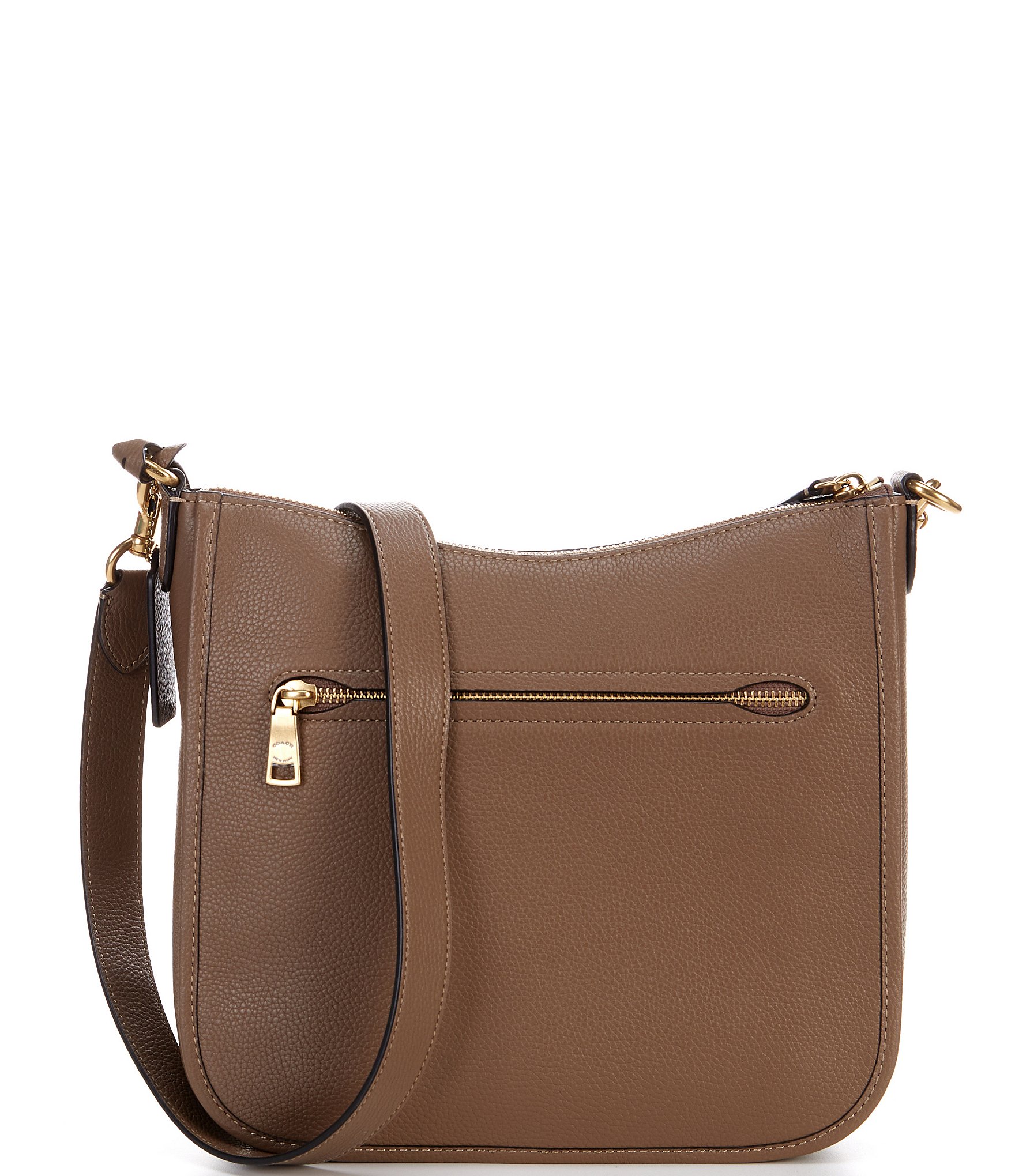 COACH Pebble Leather Chaise Crossbody Bag