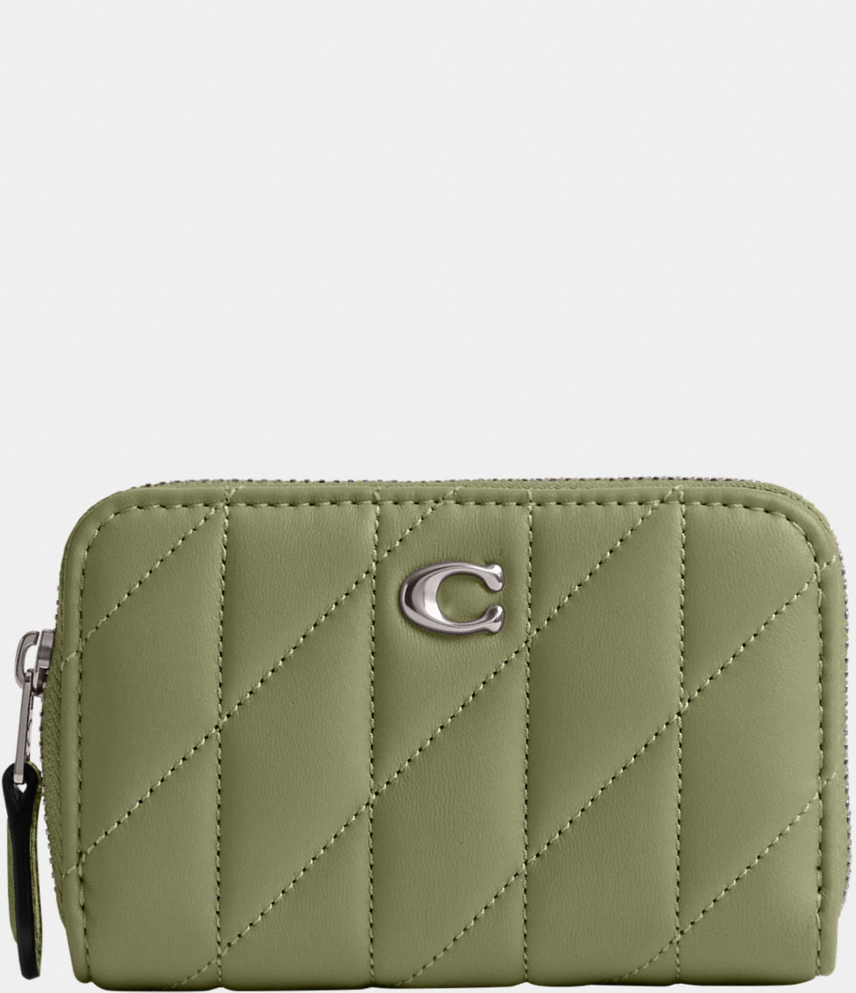 COACH Pillow Quilted Small Zip Around Card Case | Dillard's