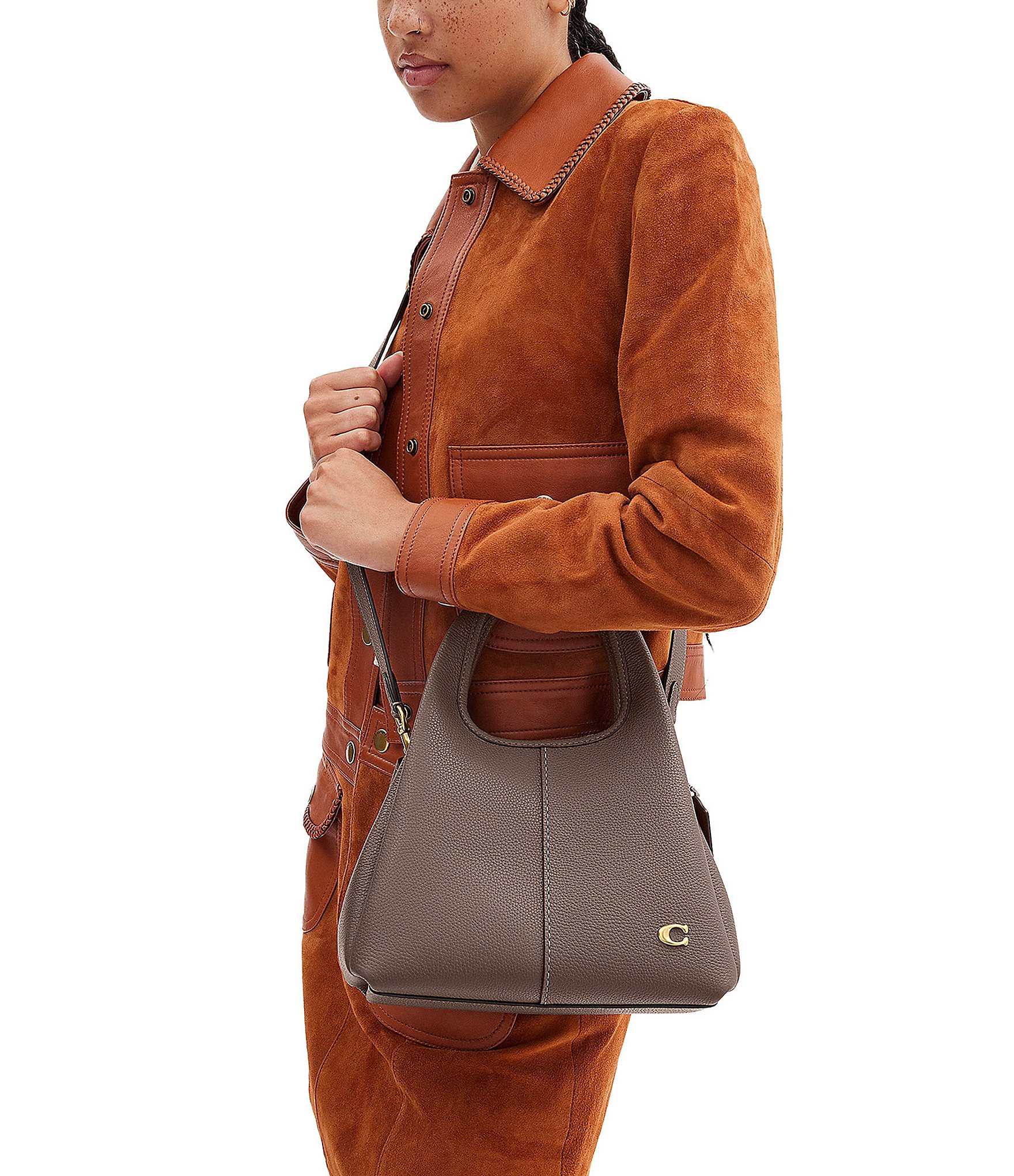 COACH Lana 23 Leather Shoulder Handle Bag