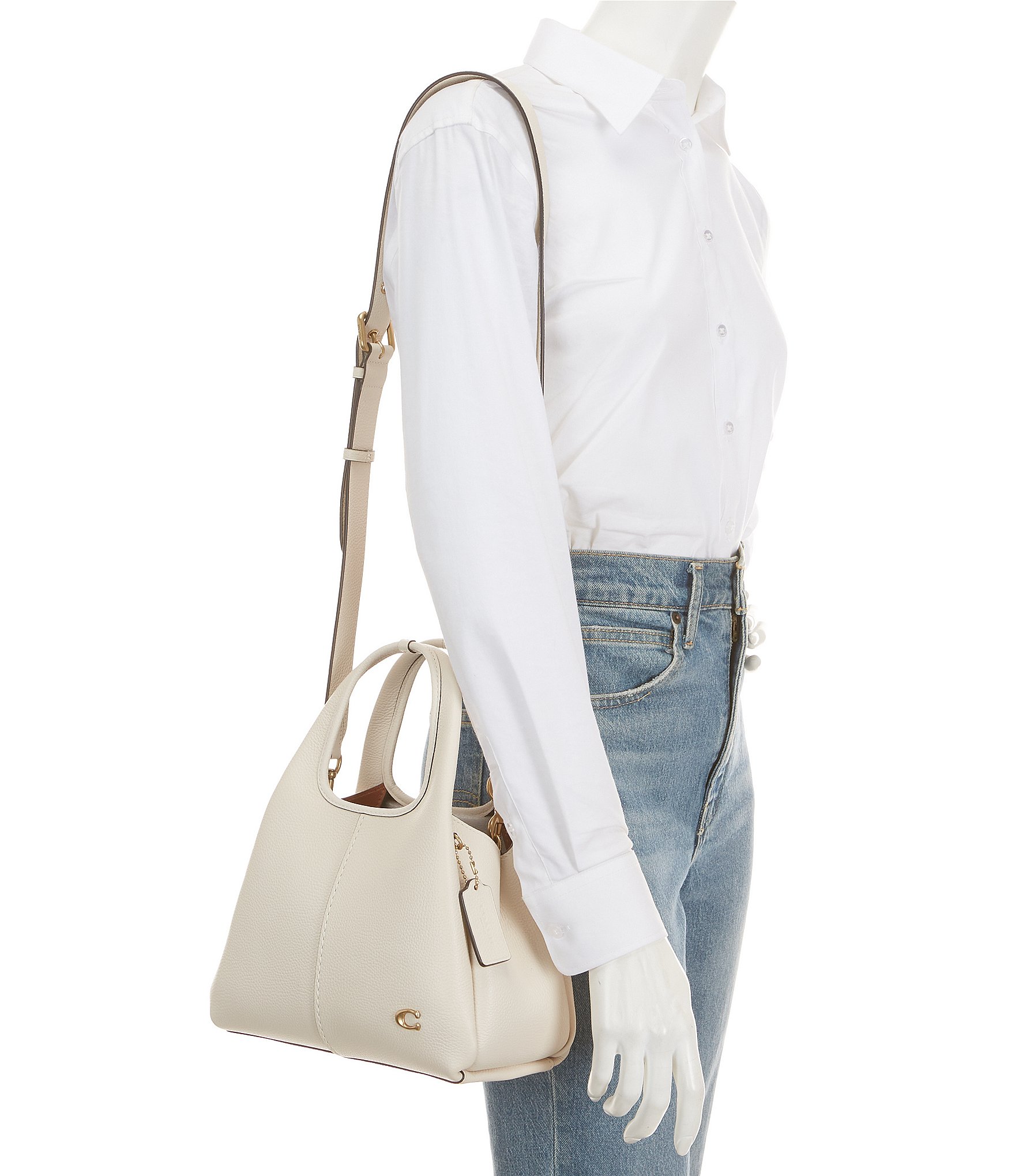 COACH Lana 23 Leather Shoulder Handle Bag