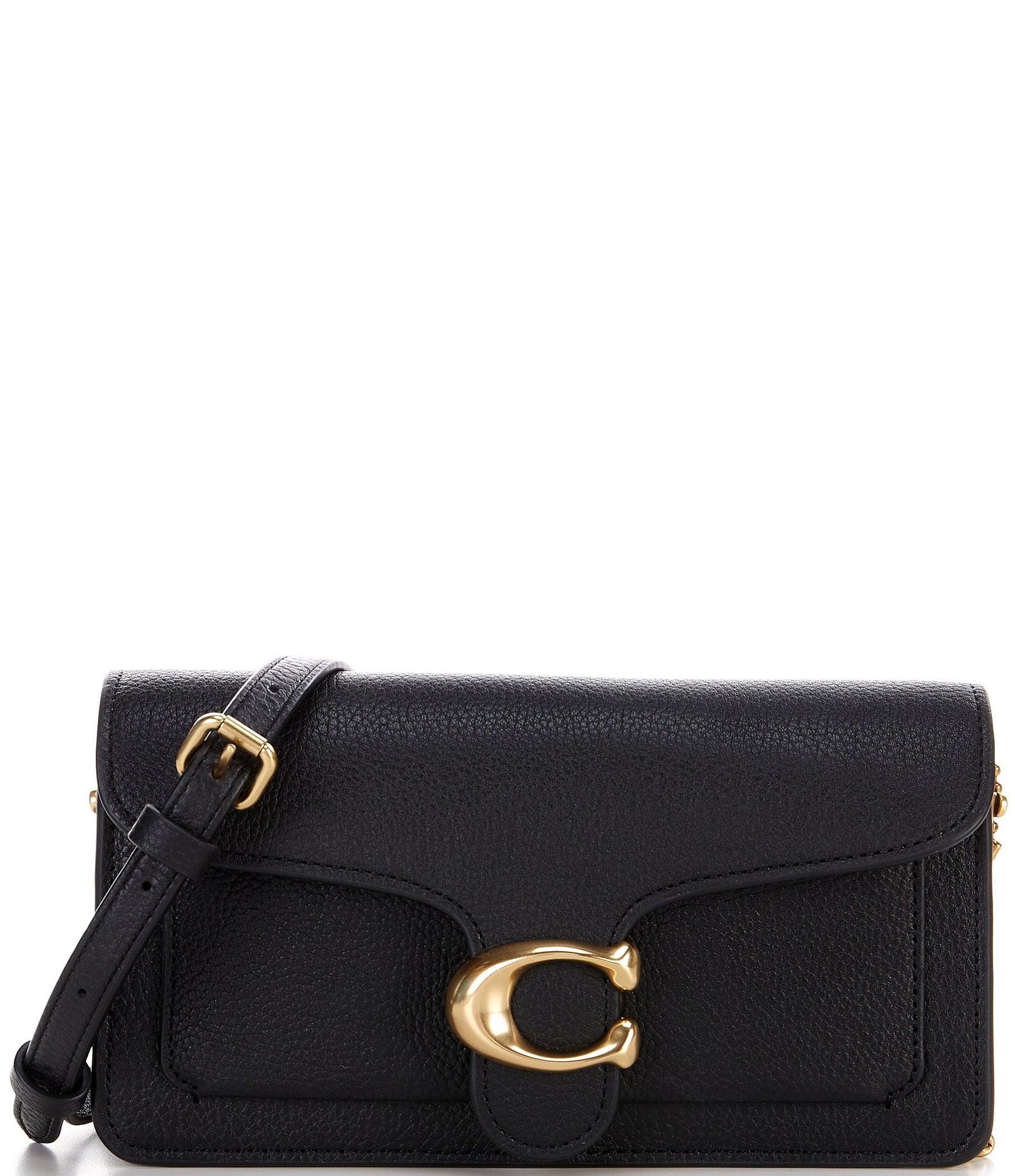 Coach Tabby Leather Wallet - Black