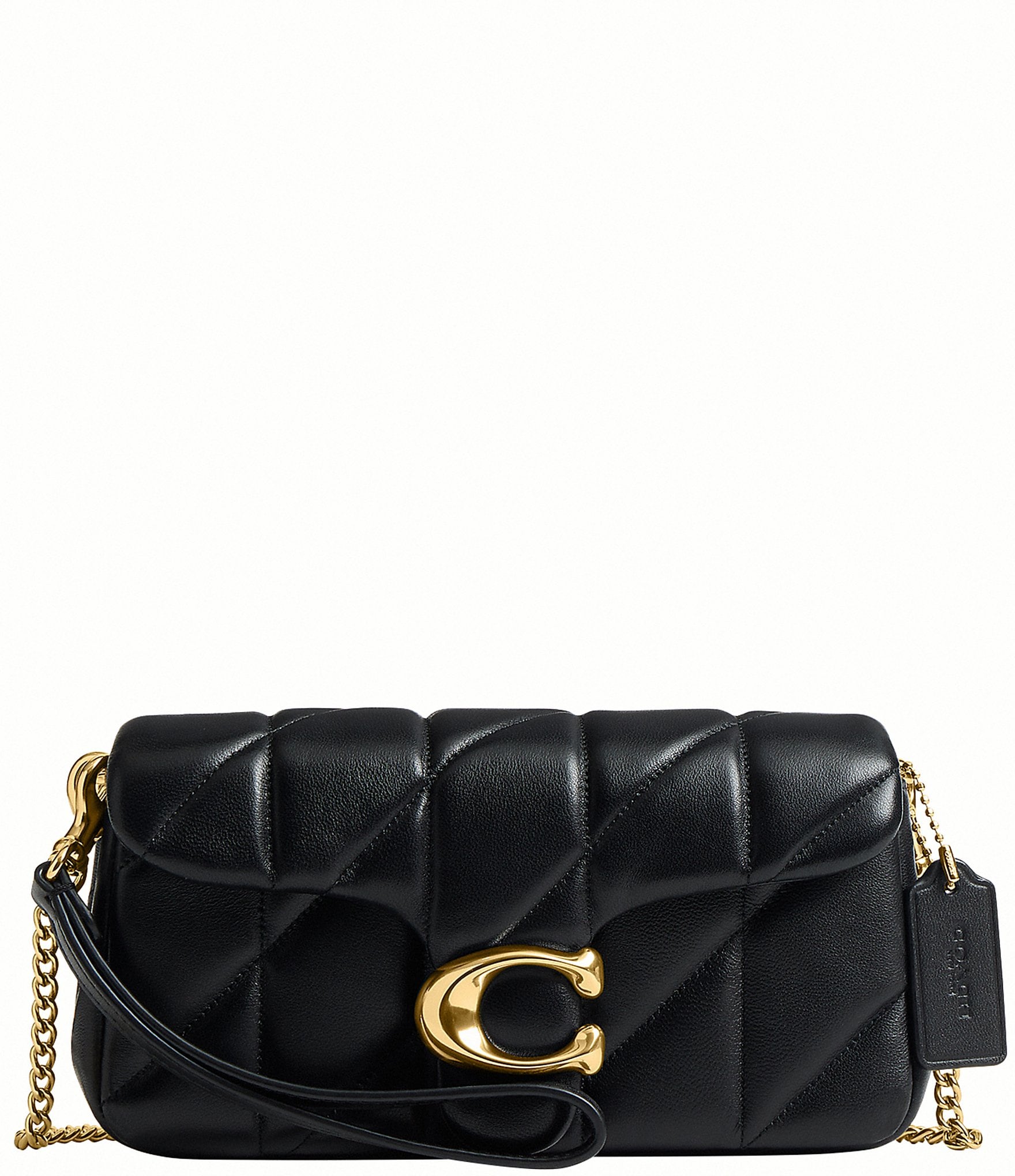 COACH Tabby 19 Quilted Leather Wristlet Crossbody Bag