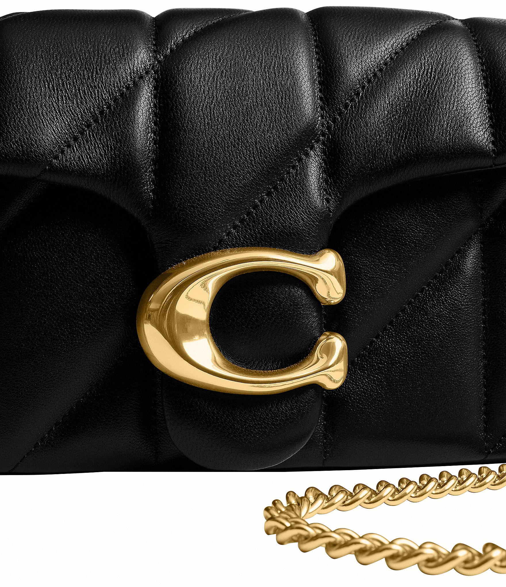 COACH Tabby 19 Quilted Leather Wristlet Crossbody Bag