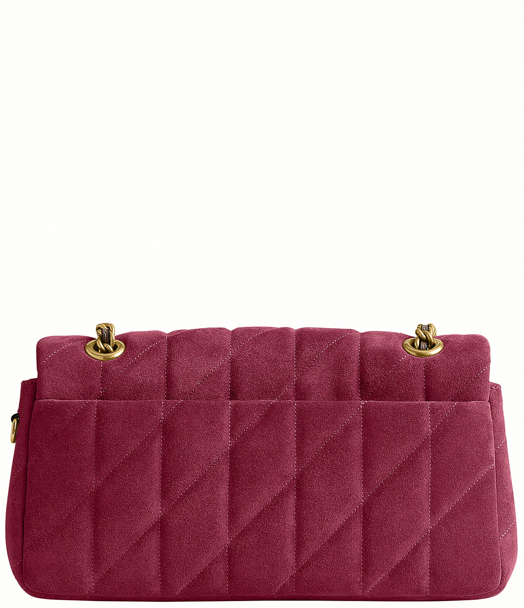 COACH Quilted Suede Tabby Shoulder Bag 26