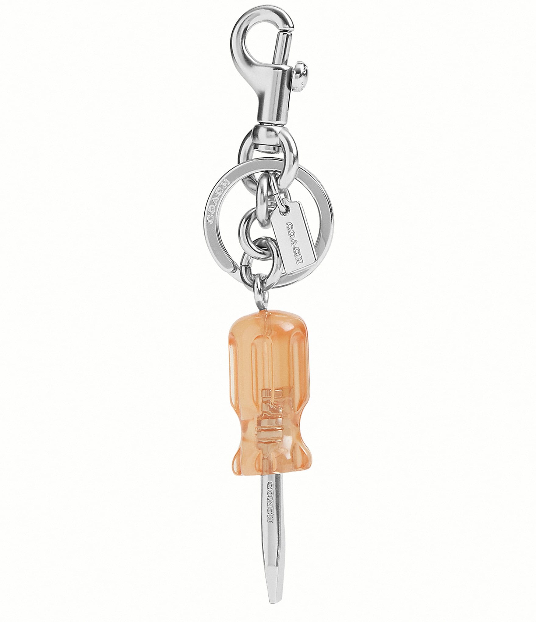 COACH Screwdriver Bag Charm Keychain