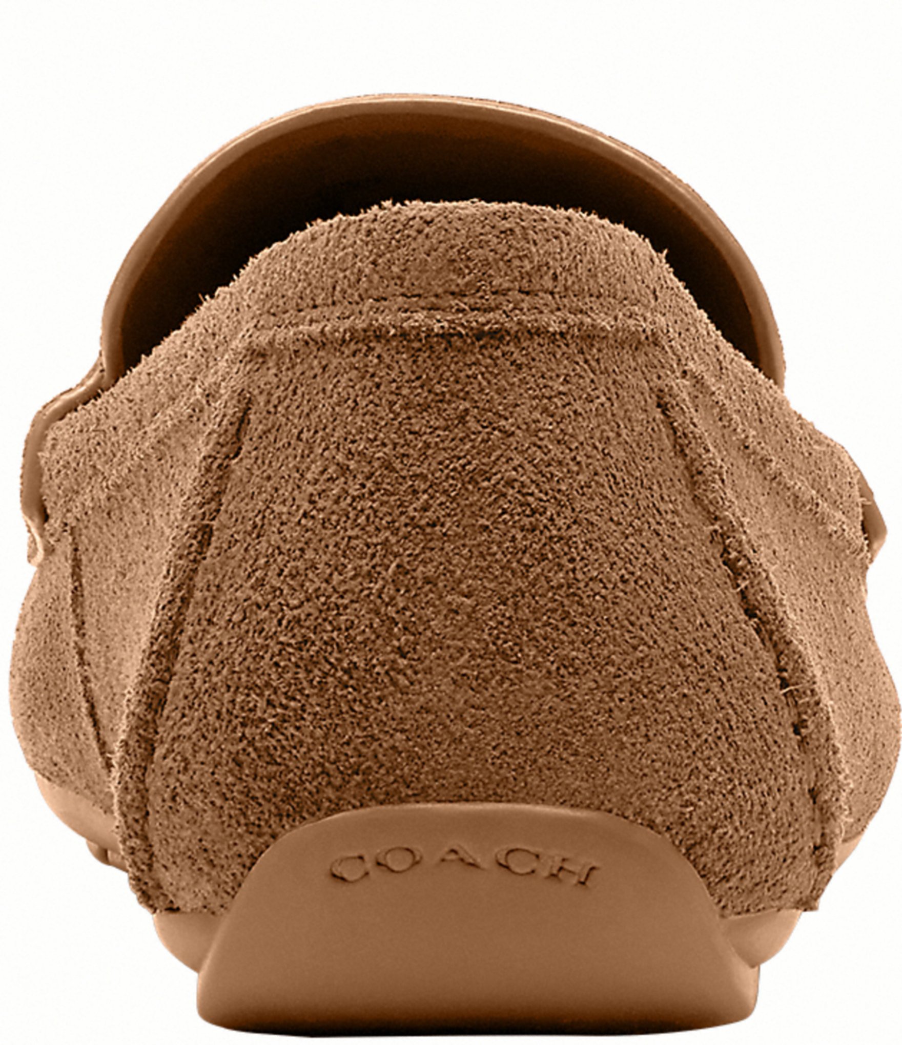 COACH Sculpted C Suede Driver Loafers