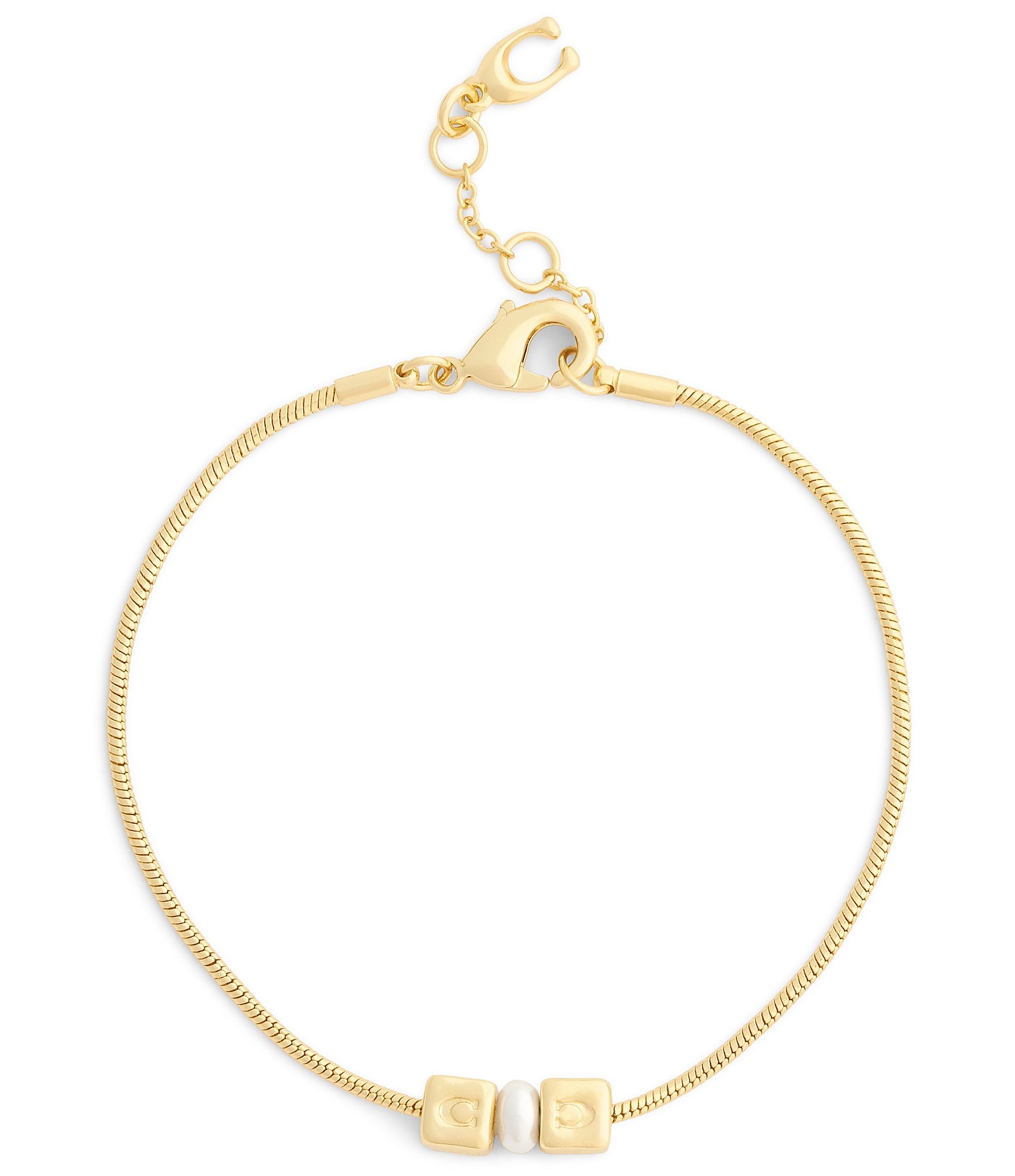 COACH Signature C Cube Line Bracelet