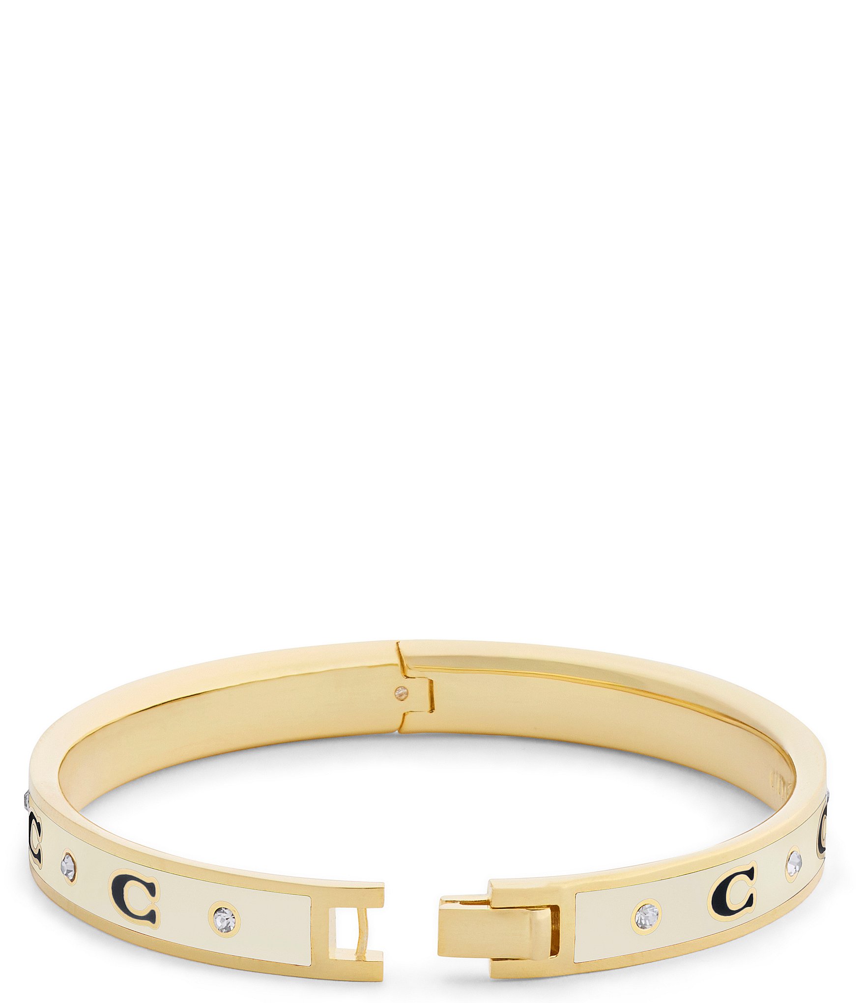 COACH Signature C Enamel Bangle Bracelet