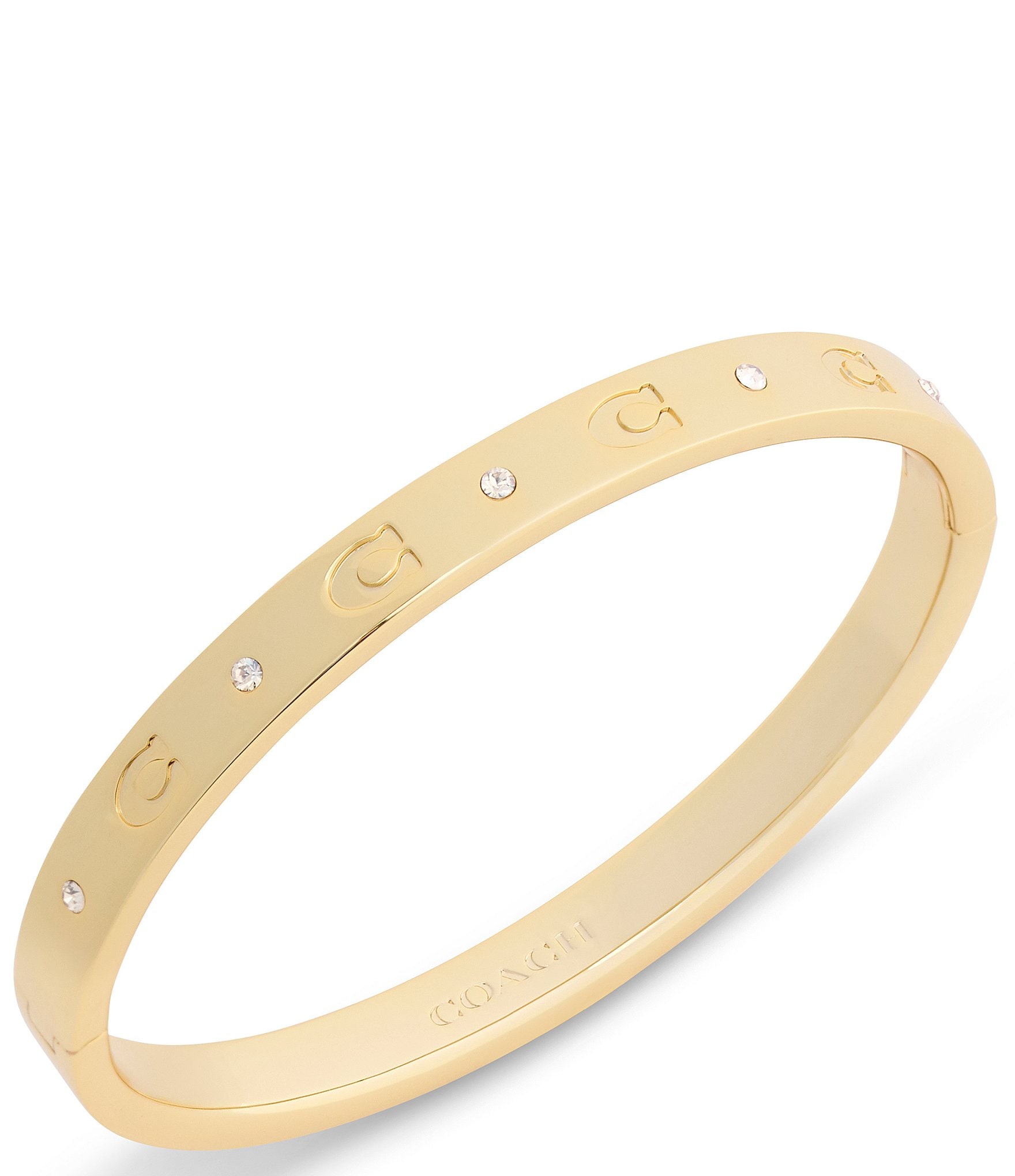 COACH Signature C Stone Bangle Bracelet