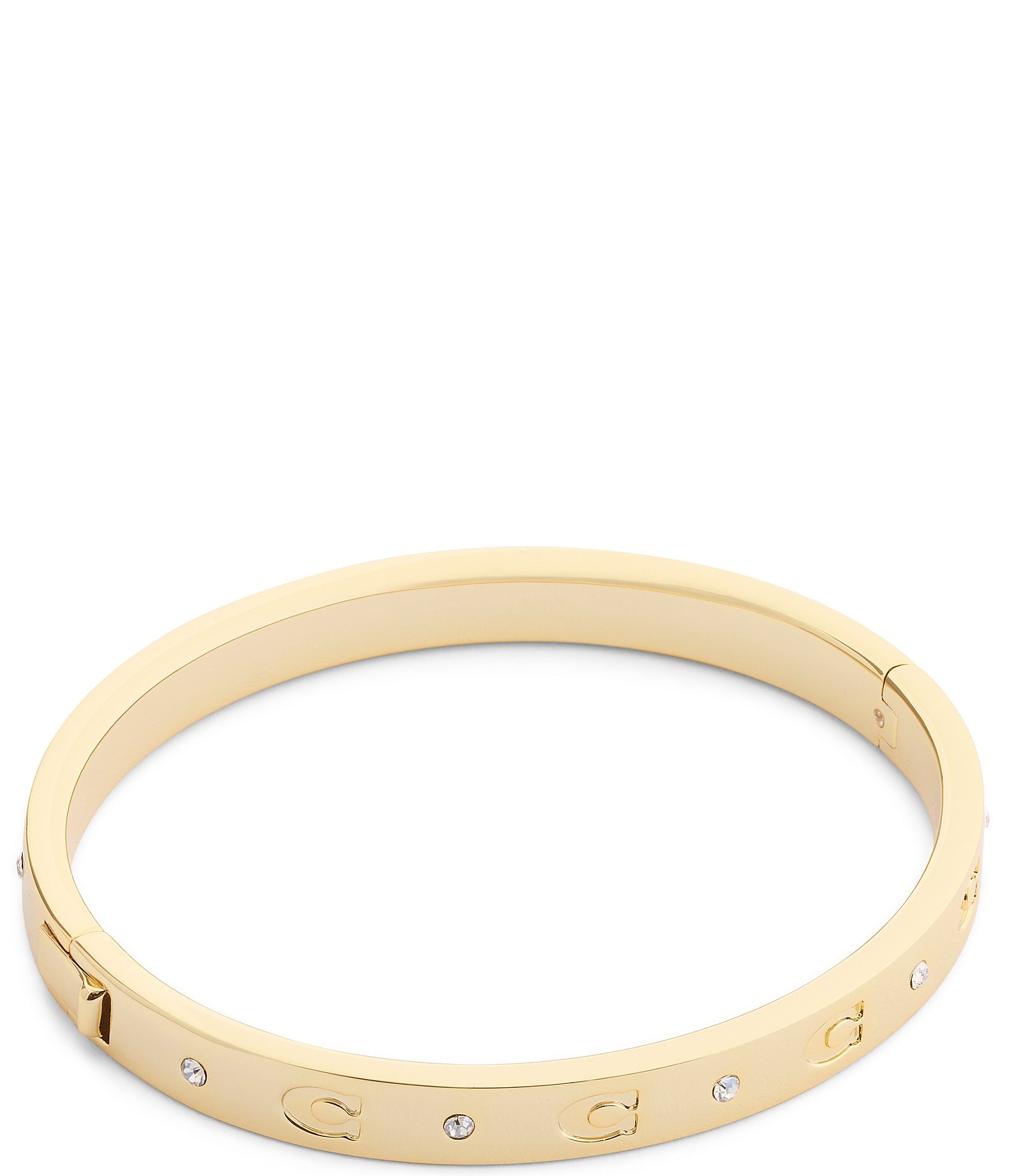 COACH Signature C Stone Bangle Bracelet