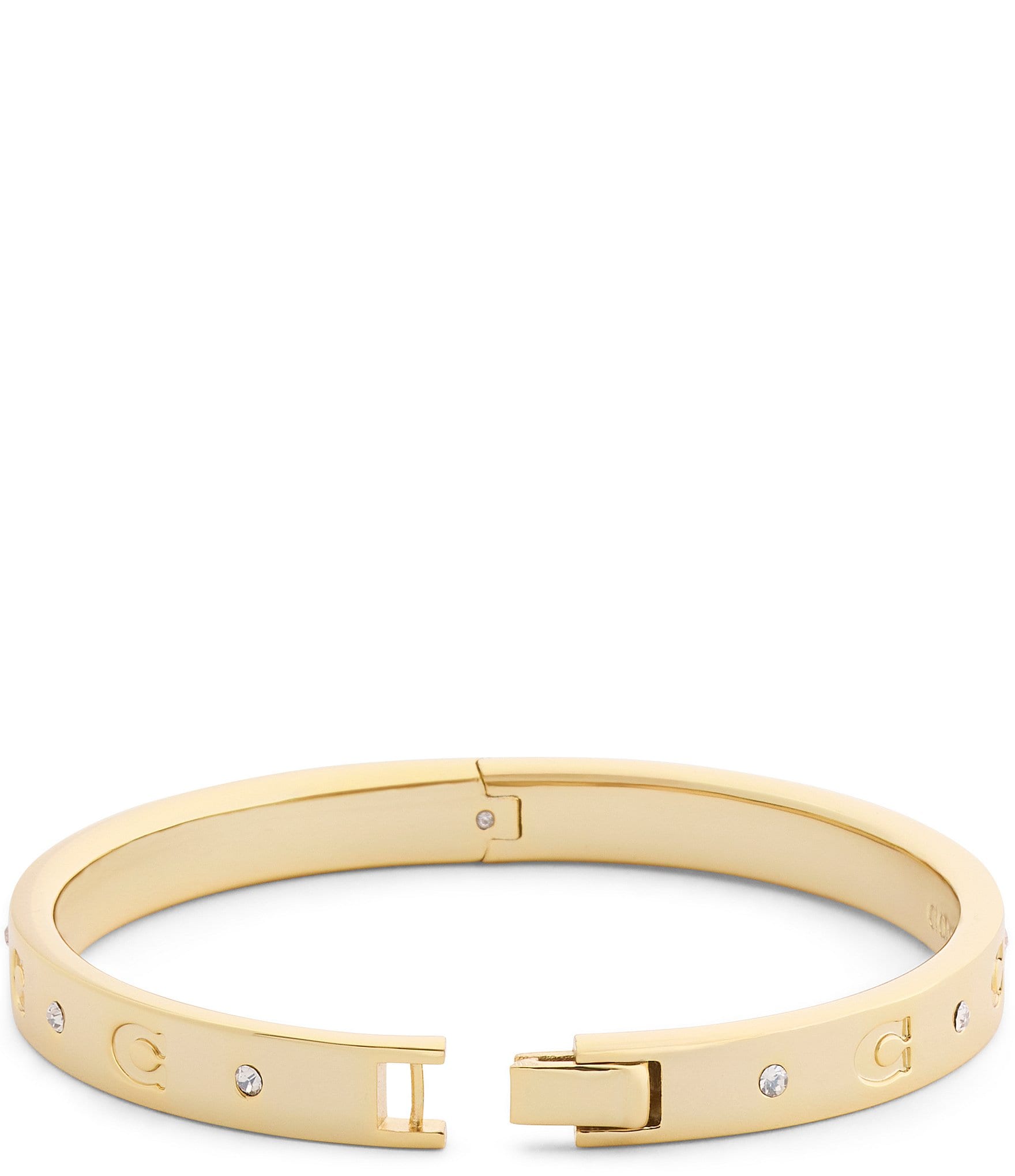 COACH Signature C Stone Bangle Bracelet