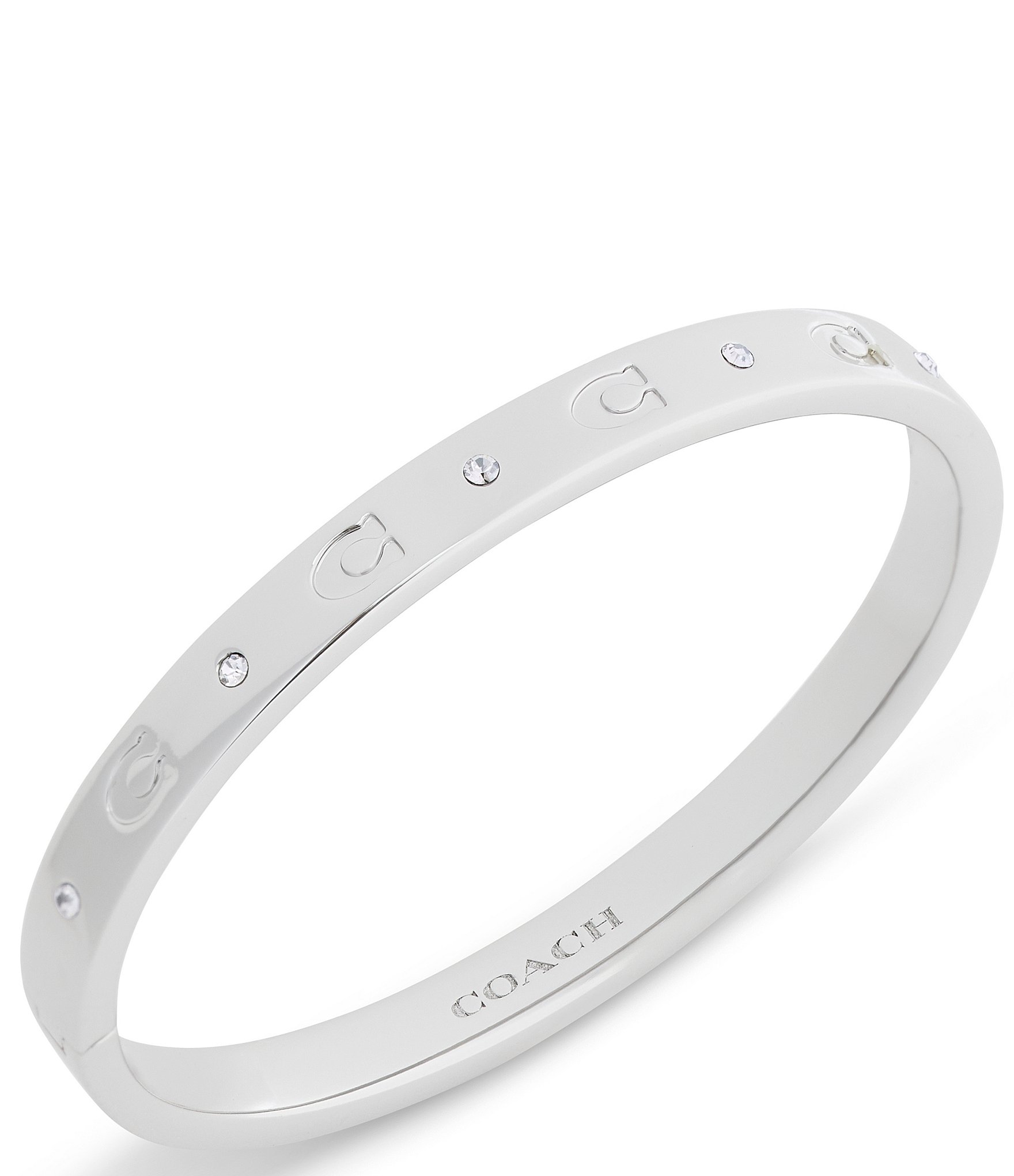 COACH Signature C Stone Bangle Bracelet
