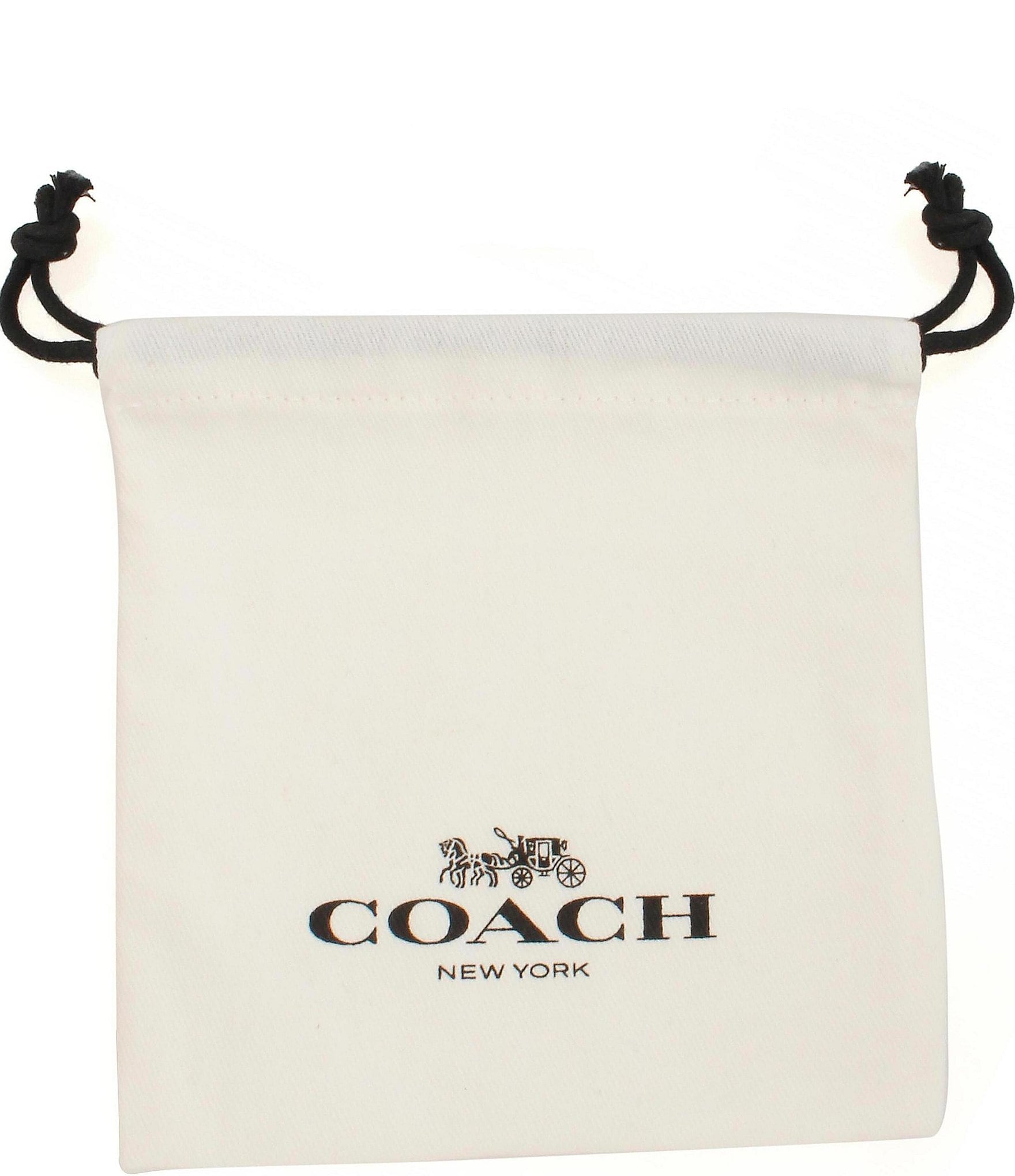 COACH Signature Crystal Cherry Drop Earrings