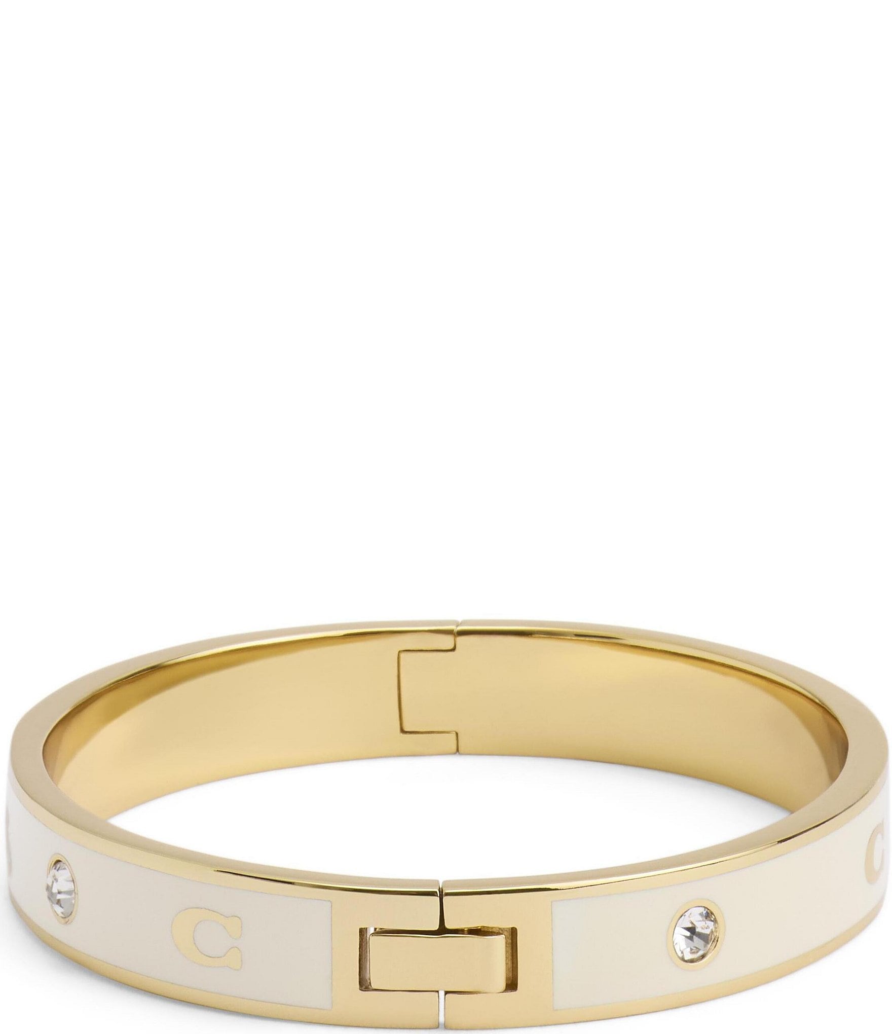 COACH Signature Horse & Carriage Bangle Bracelet