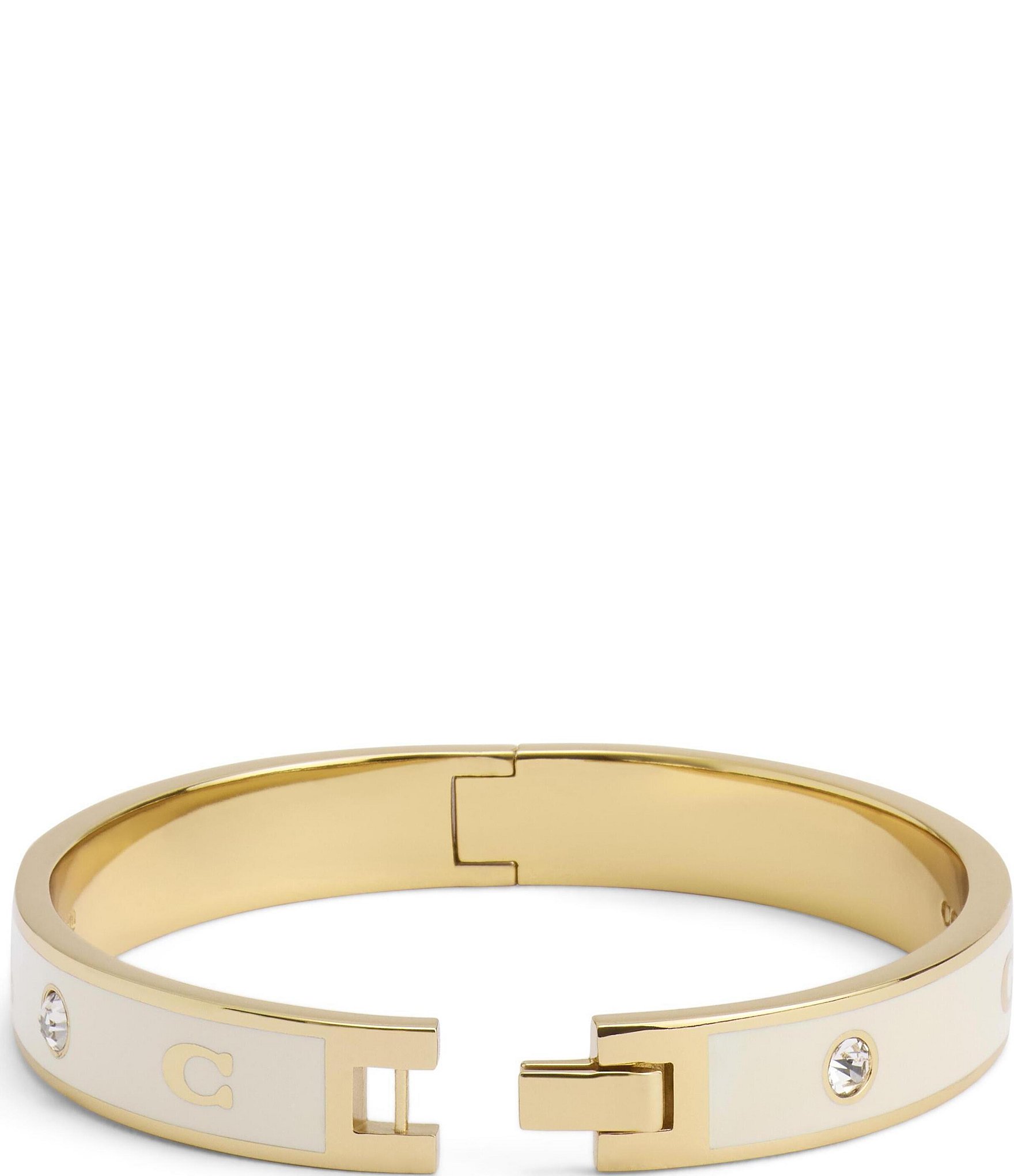 COACH Signature Horse & Carriage Bangle Bracelet