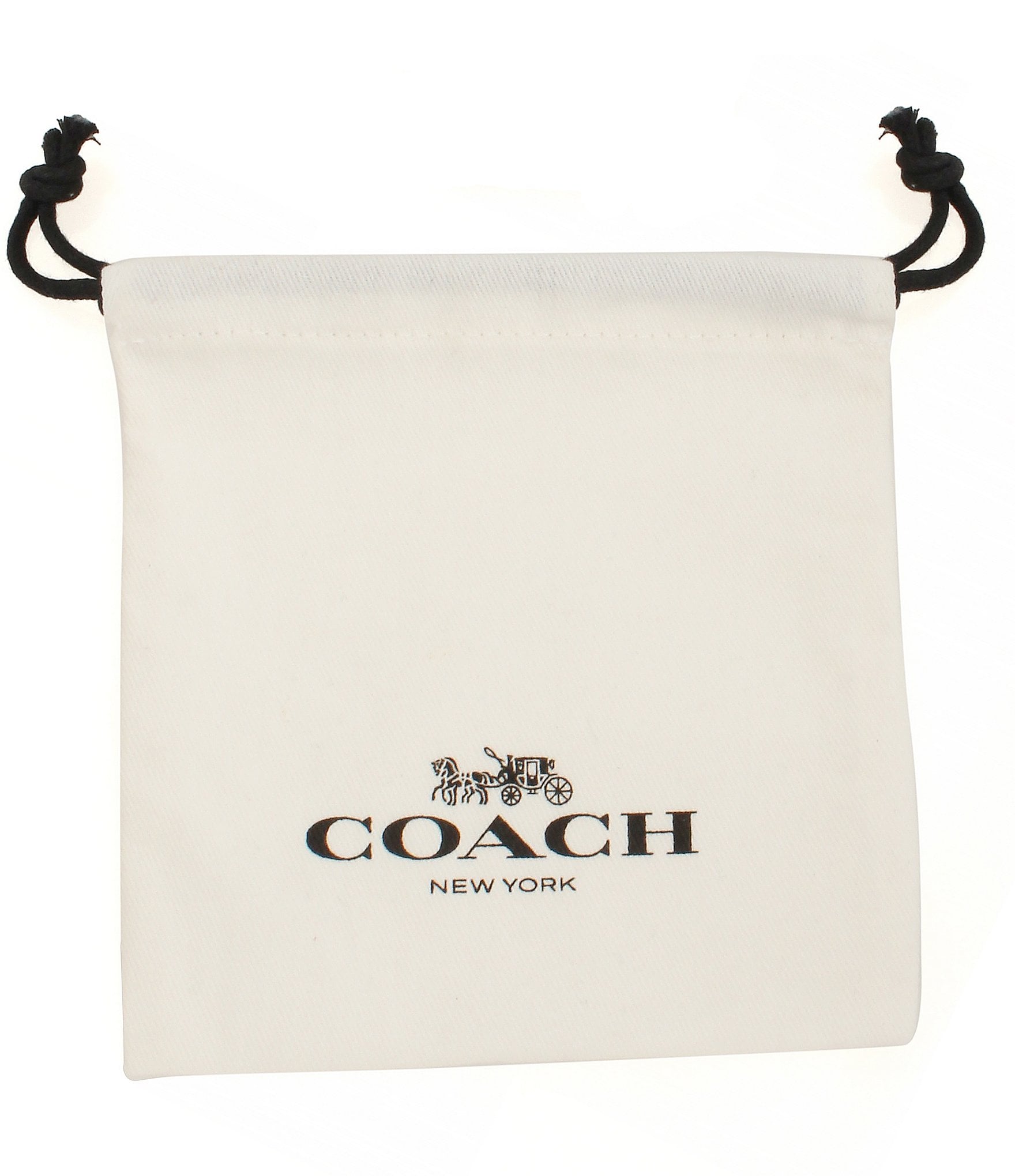 COACH Signature Horse & Carriage Leather Adjustable Bracelet