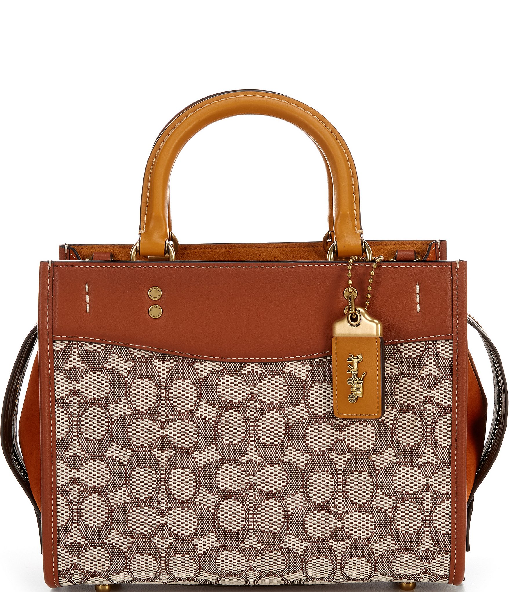 COACH®: Rogue Top Handle In Signature Jacquard