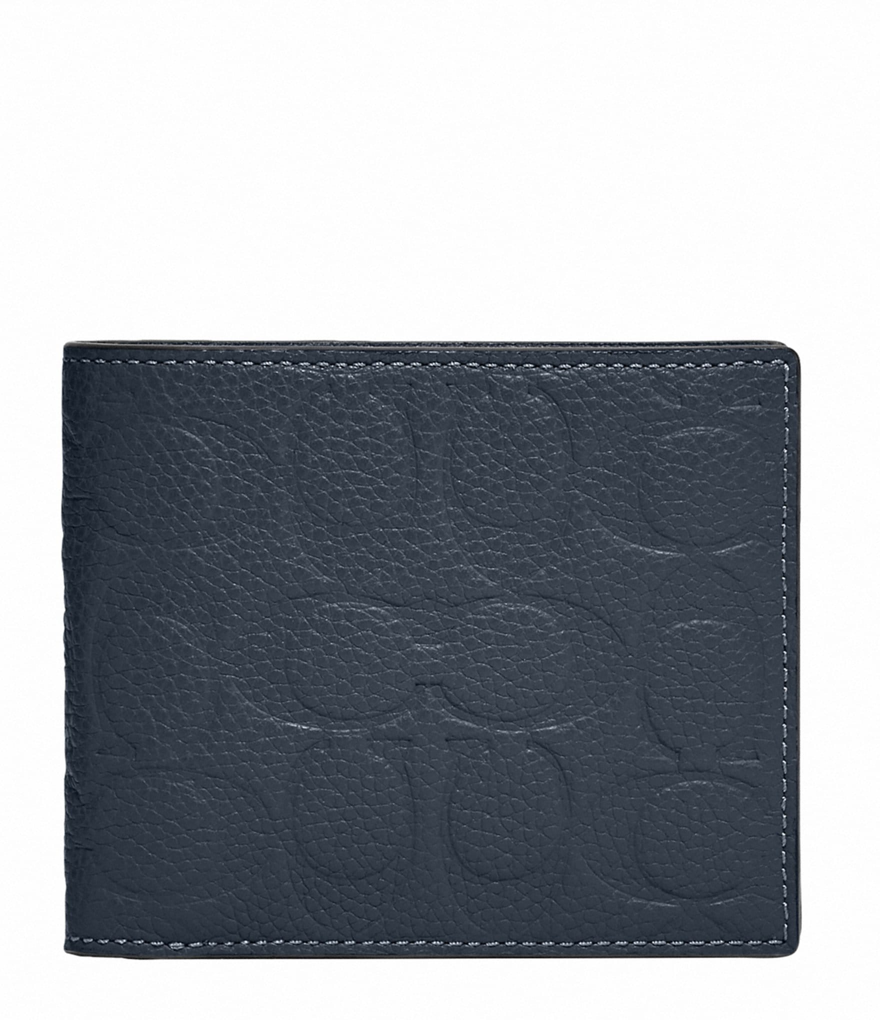 Coach 3-In-1 Wallet In Signature Embossed Leather With Removable Card  Holder - Ziniosa