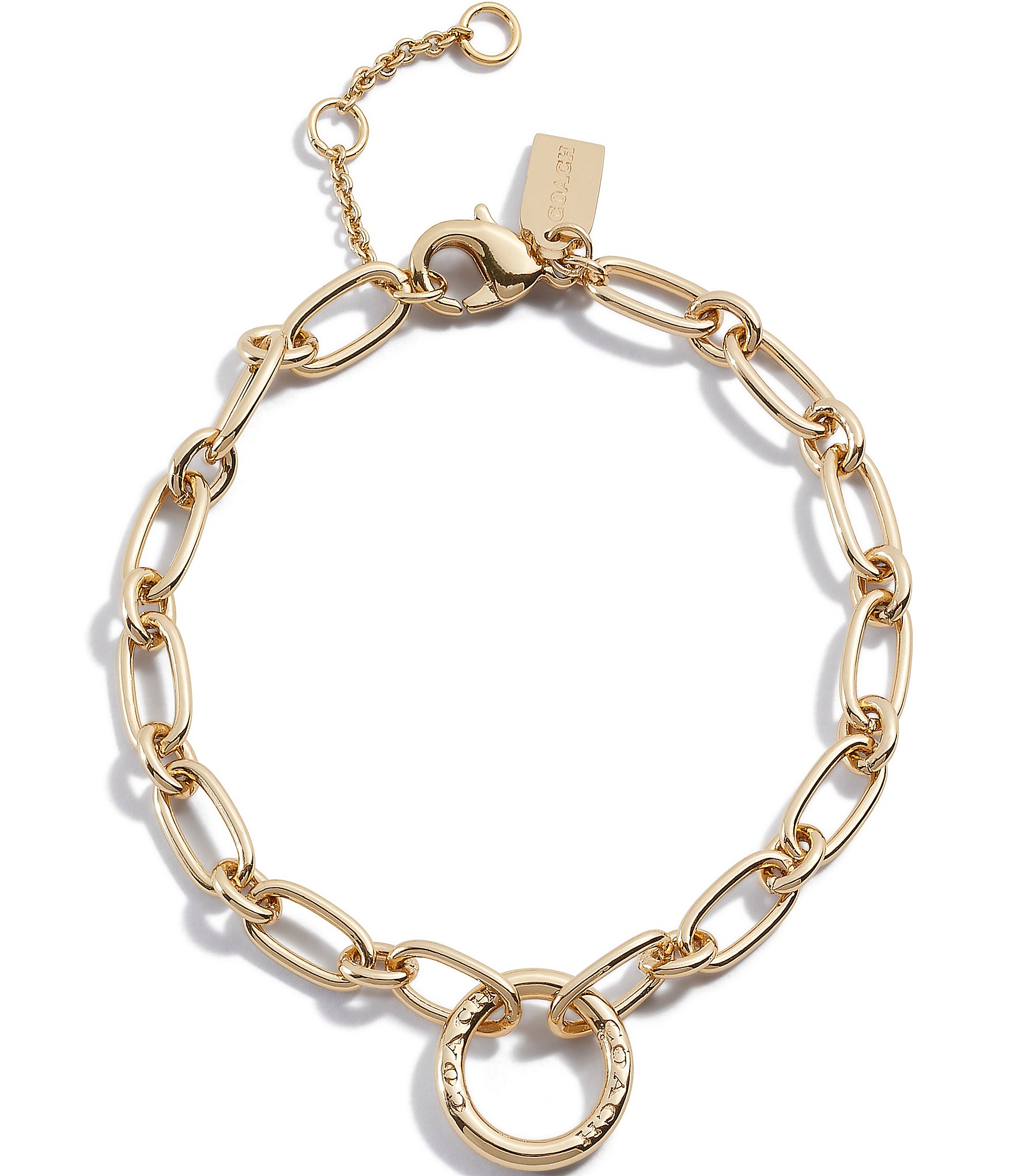 COACH Signature Link Line Bracelet