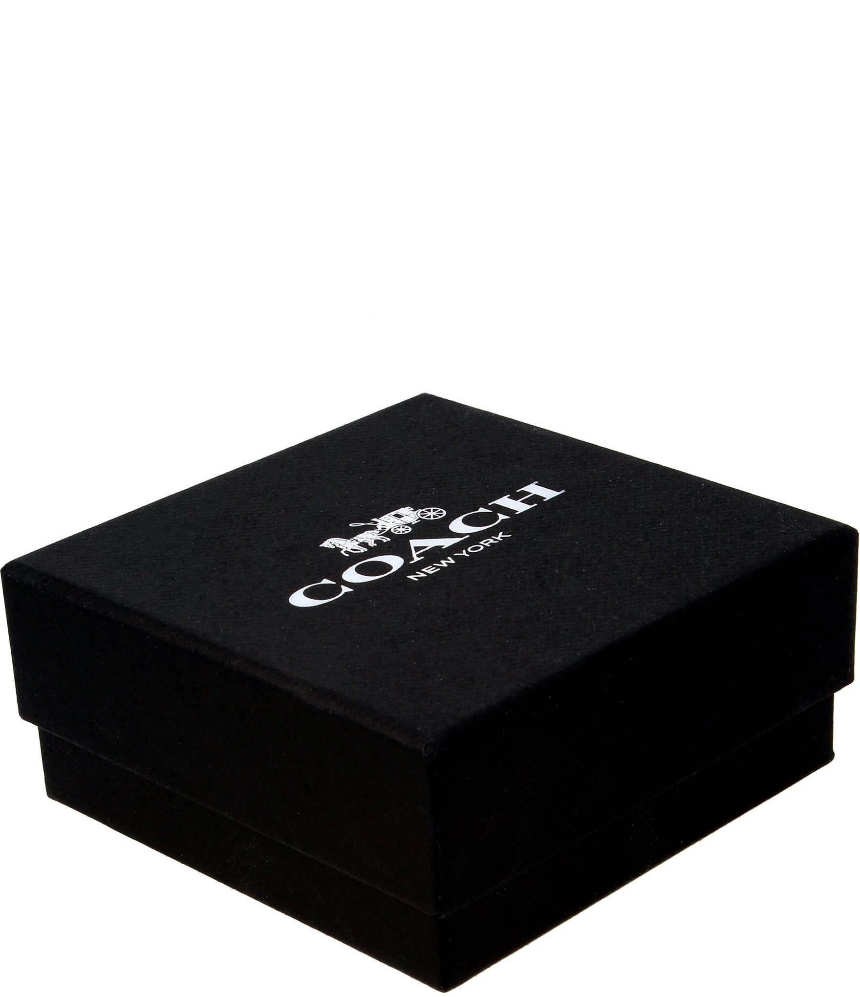 COACH Signature Logo Crystal Delicate Hinged Bangle Bracelet