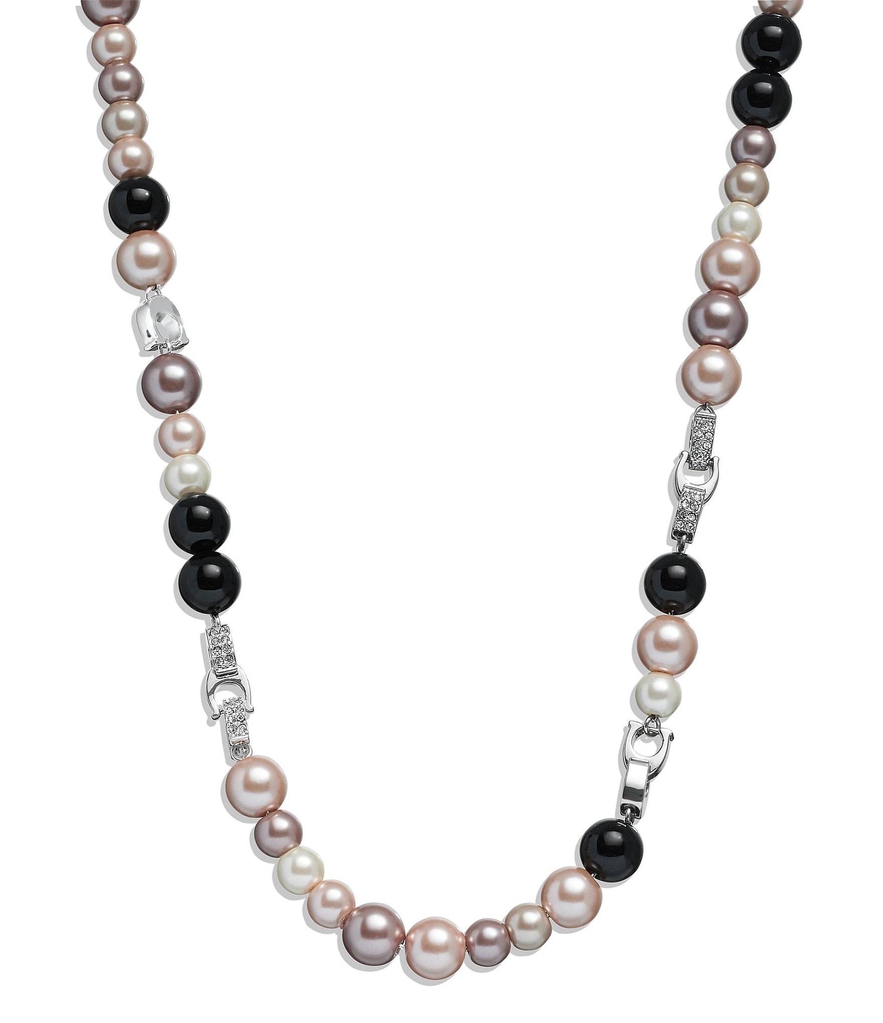 COACH Pearl Signature Gold-tone Pendant Necklace in Metallic | Lyst  Australia