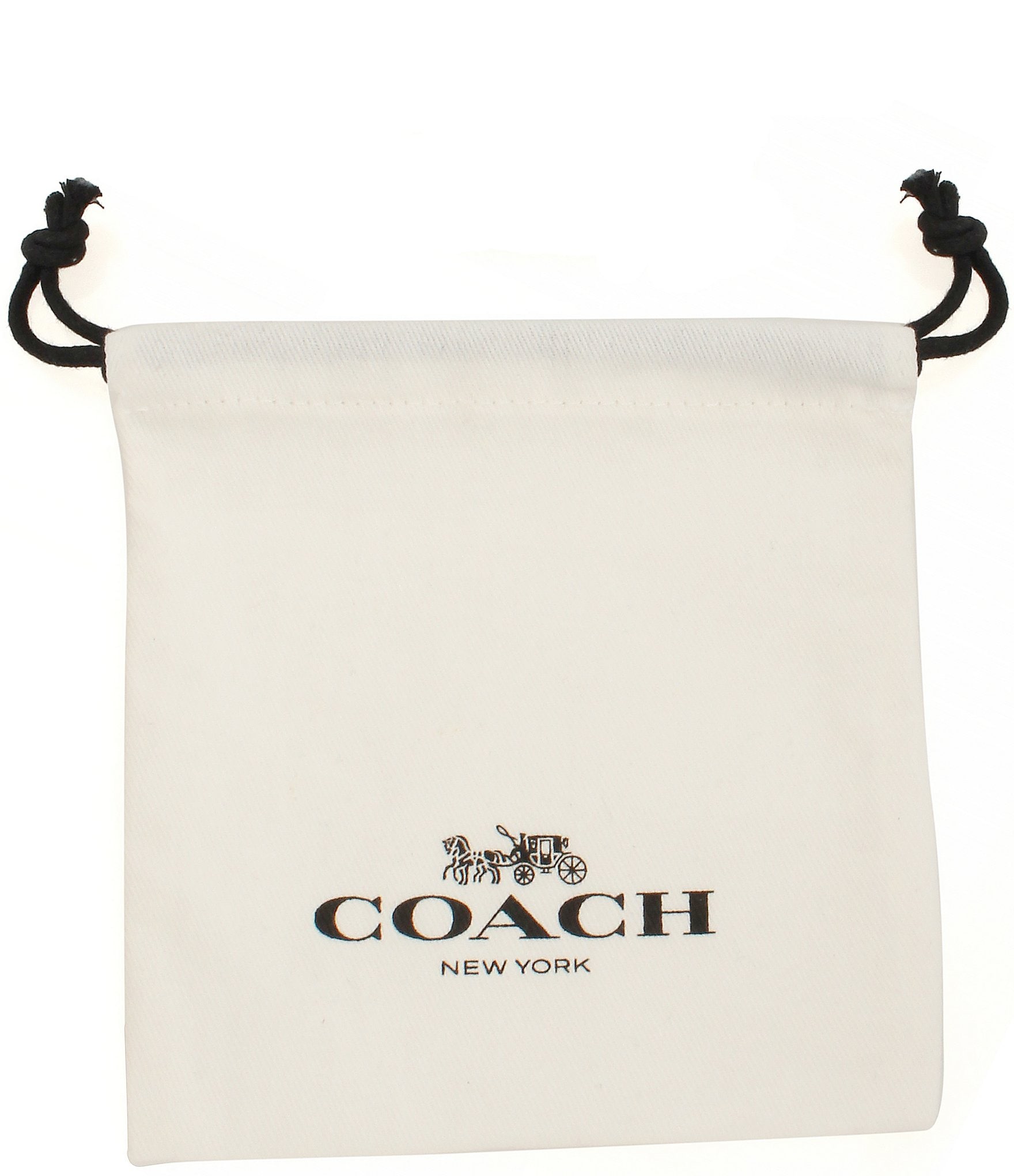 COACH Signature Logo Quilted Crystal Heart Ring Set