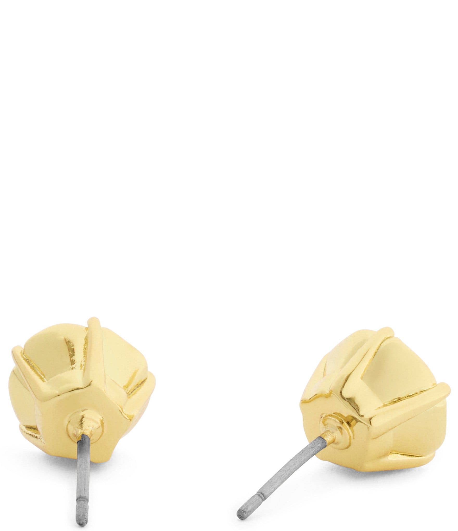 COACH Signature Tea Rose Prong Stud Earrings