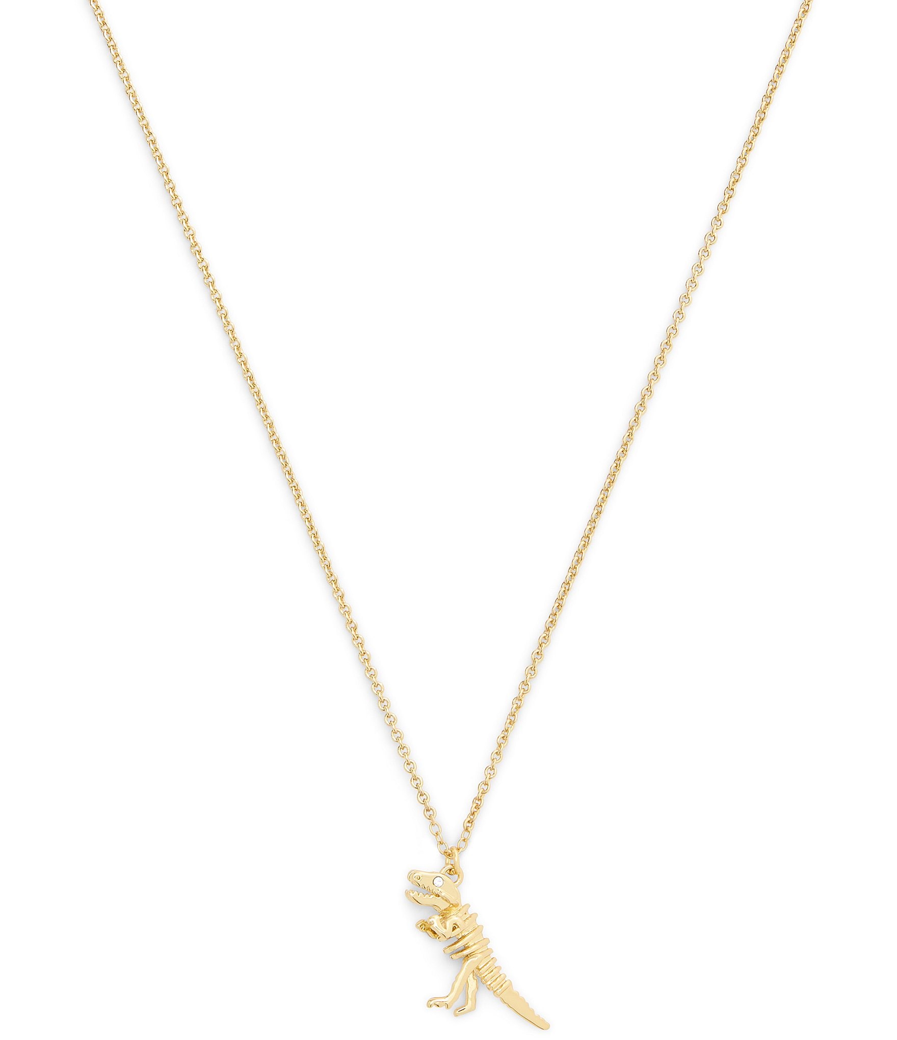 COACH Skeletal Rexy Short Pendant Necklace