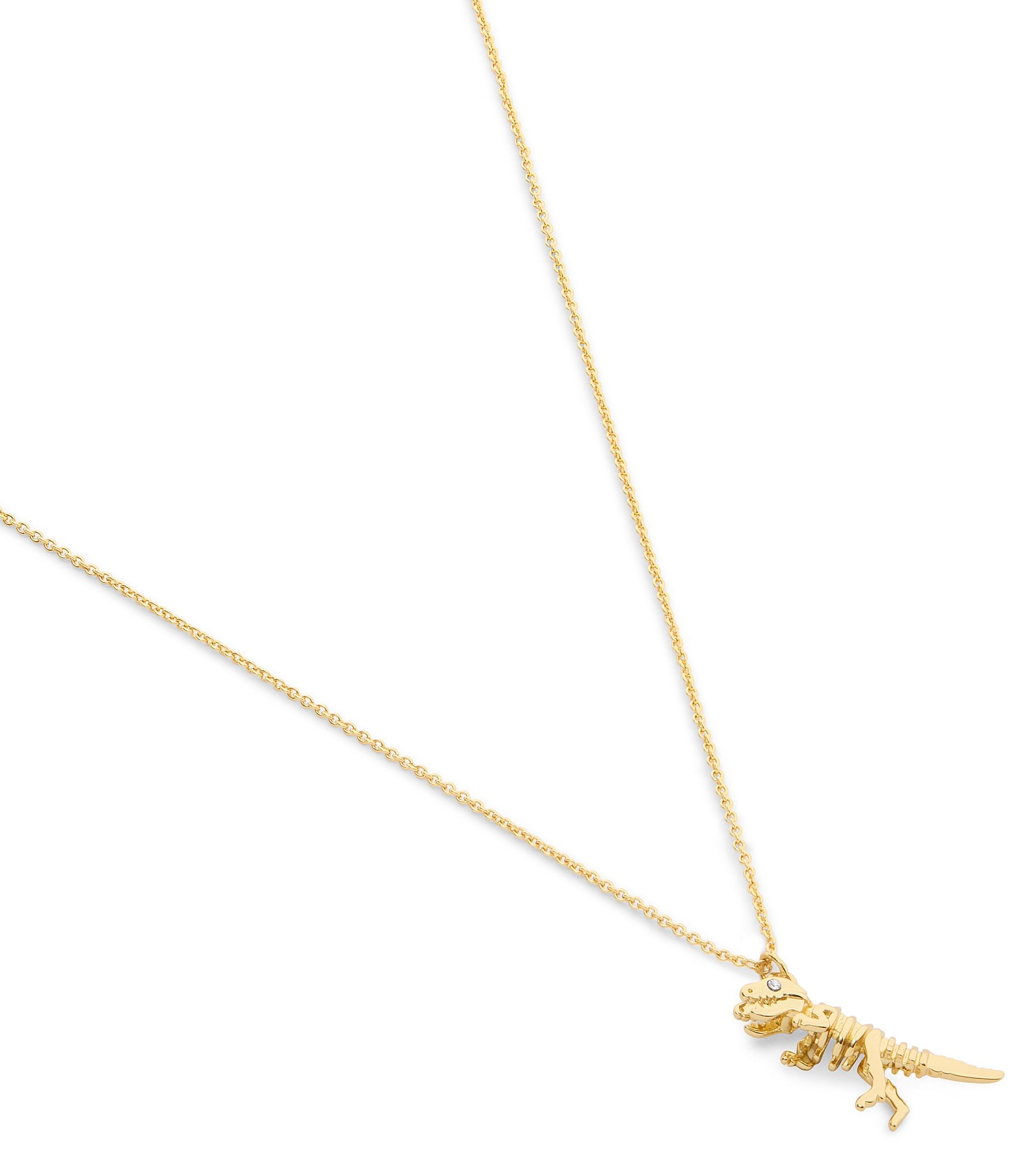 COACH Skeletal Rexy Short Pendant Necklace
